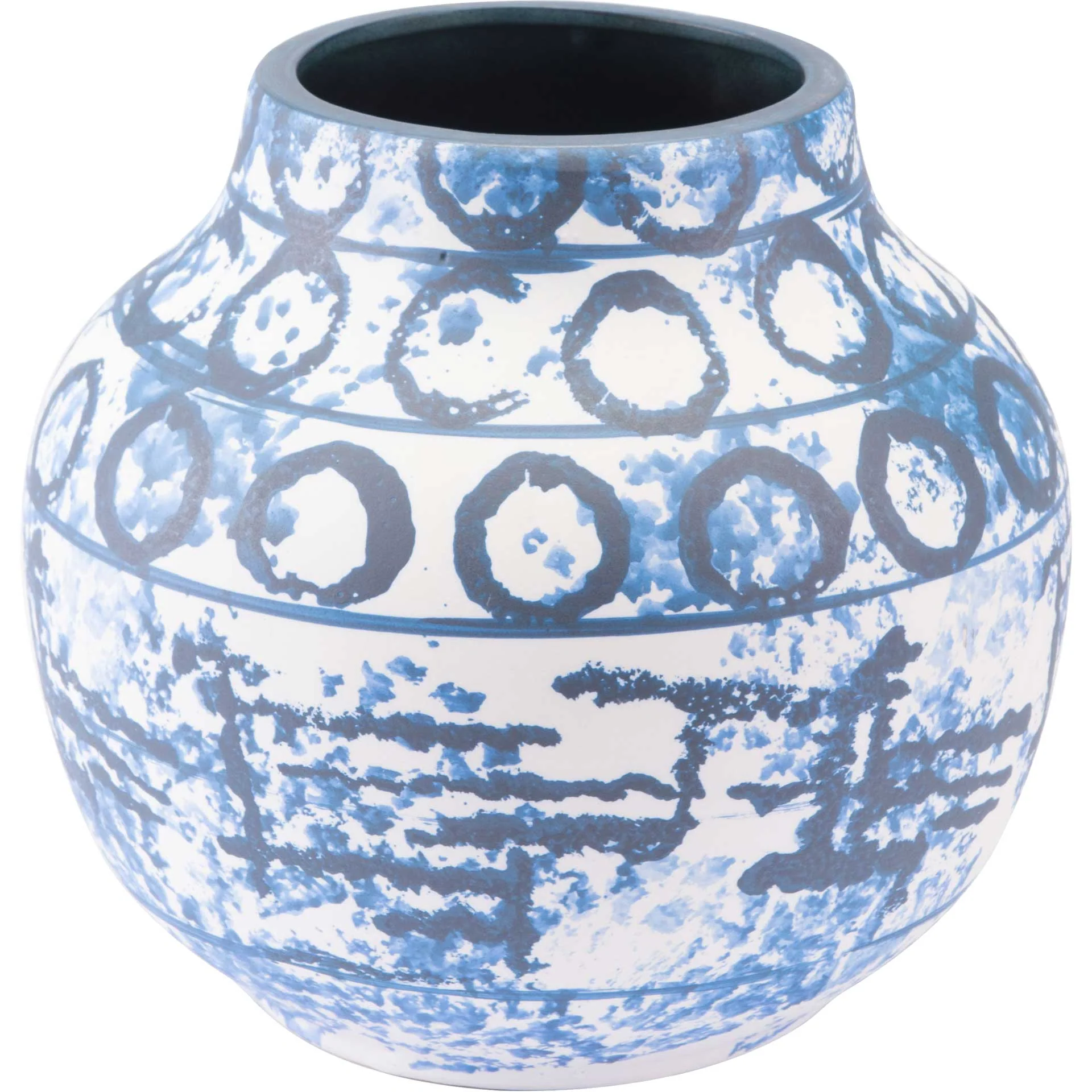 Ree Vase Blue/White - Image 3