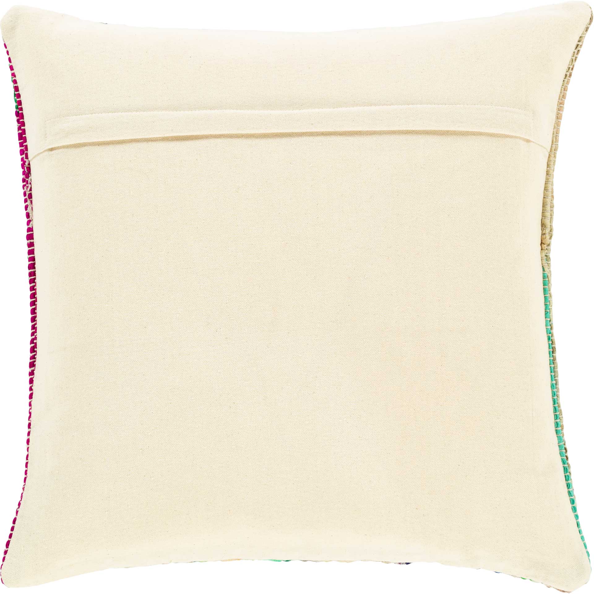 Reece Pillow Ivory/Mauve/Grass Green - Image 2