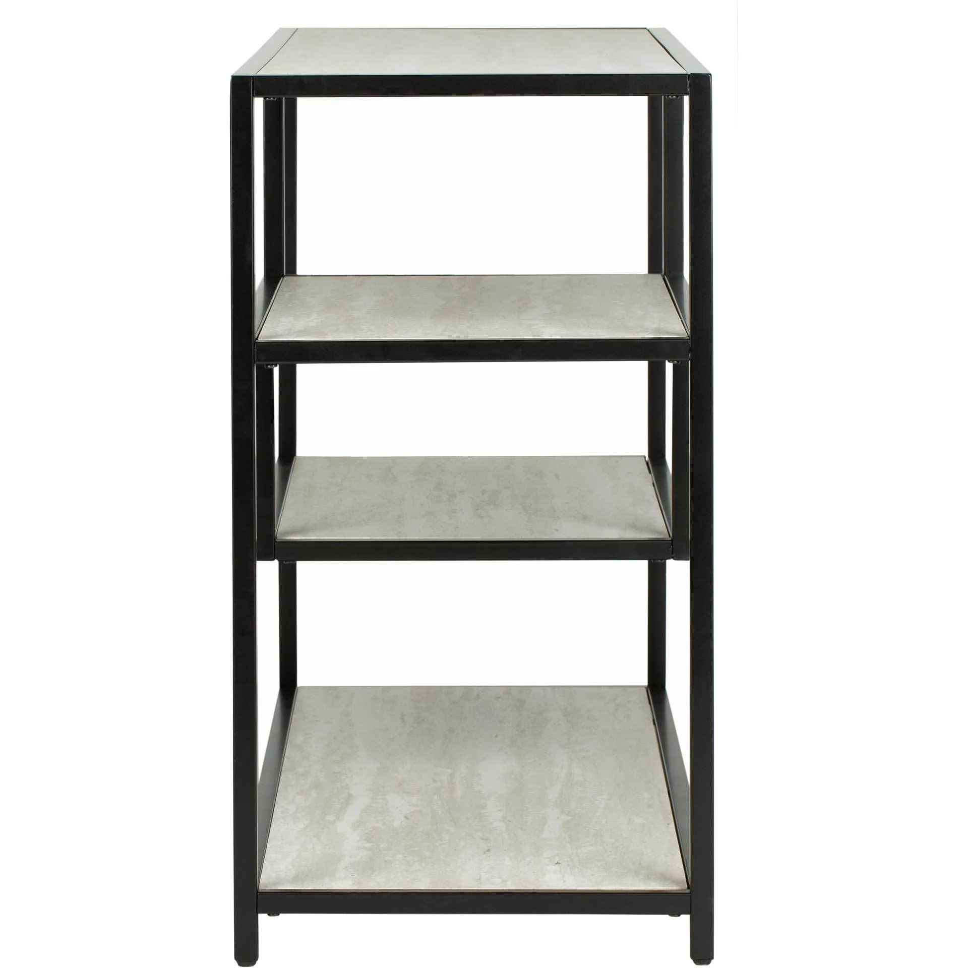 Reed Geometric Console Table Beige/Black - Image 3