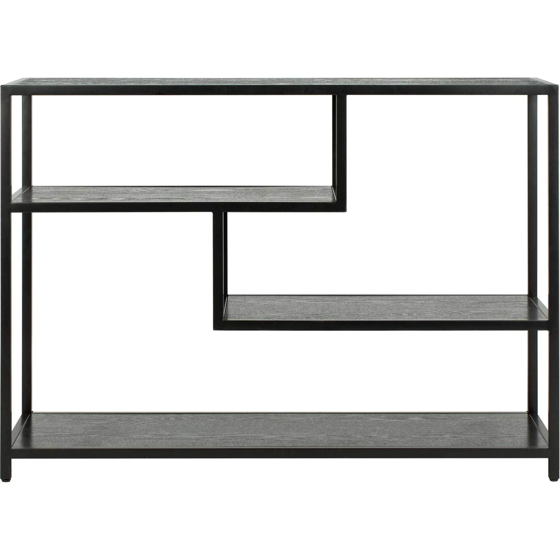 Reed Geometric Console Table Black/Black - Image 2