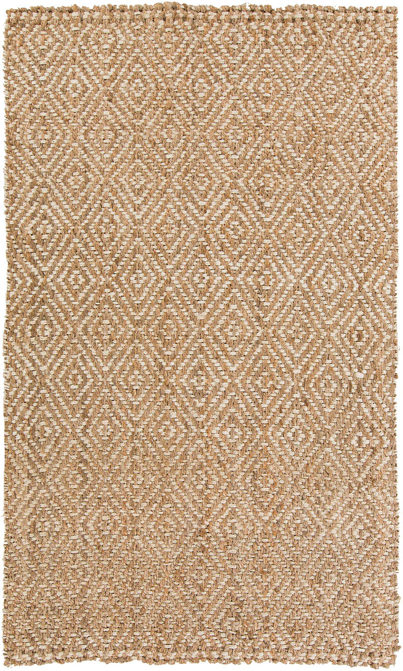 Reeds Diamond Ivory/Beige Area Rug - Image 2
