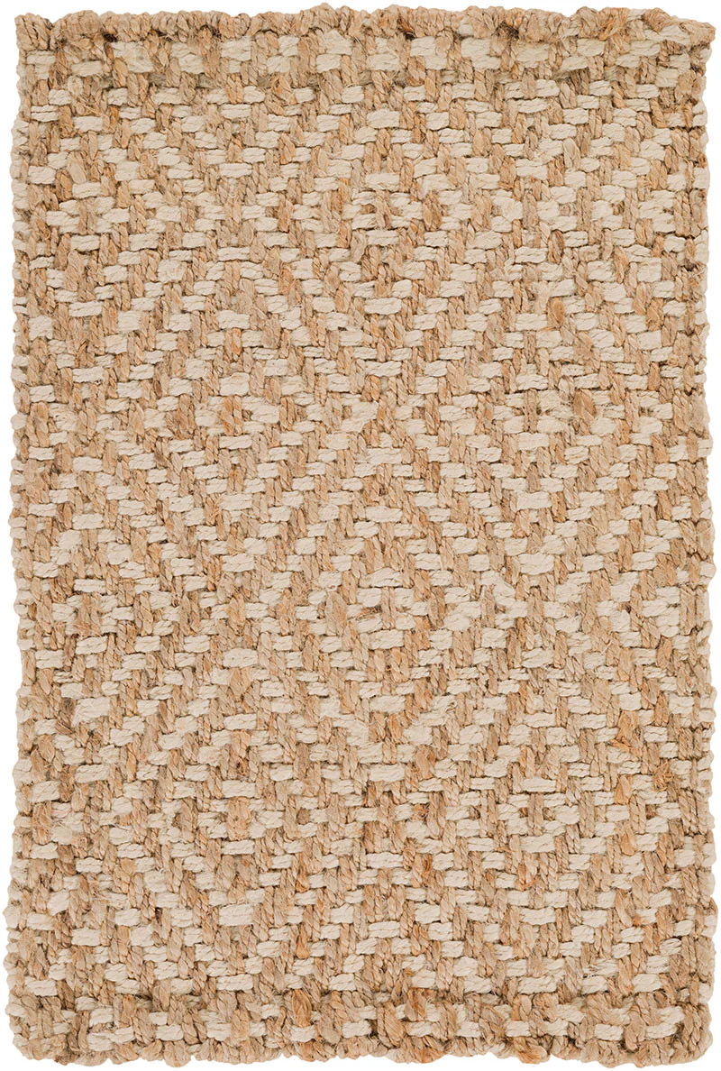Reeds Diamond Ivory/Beige Area Rug - Image 3