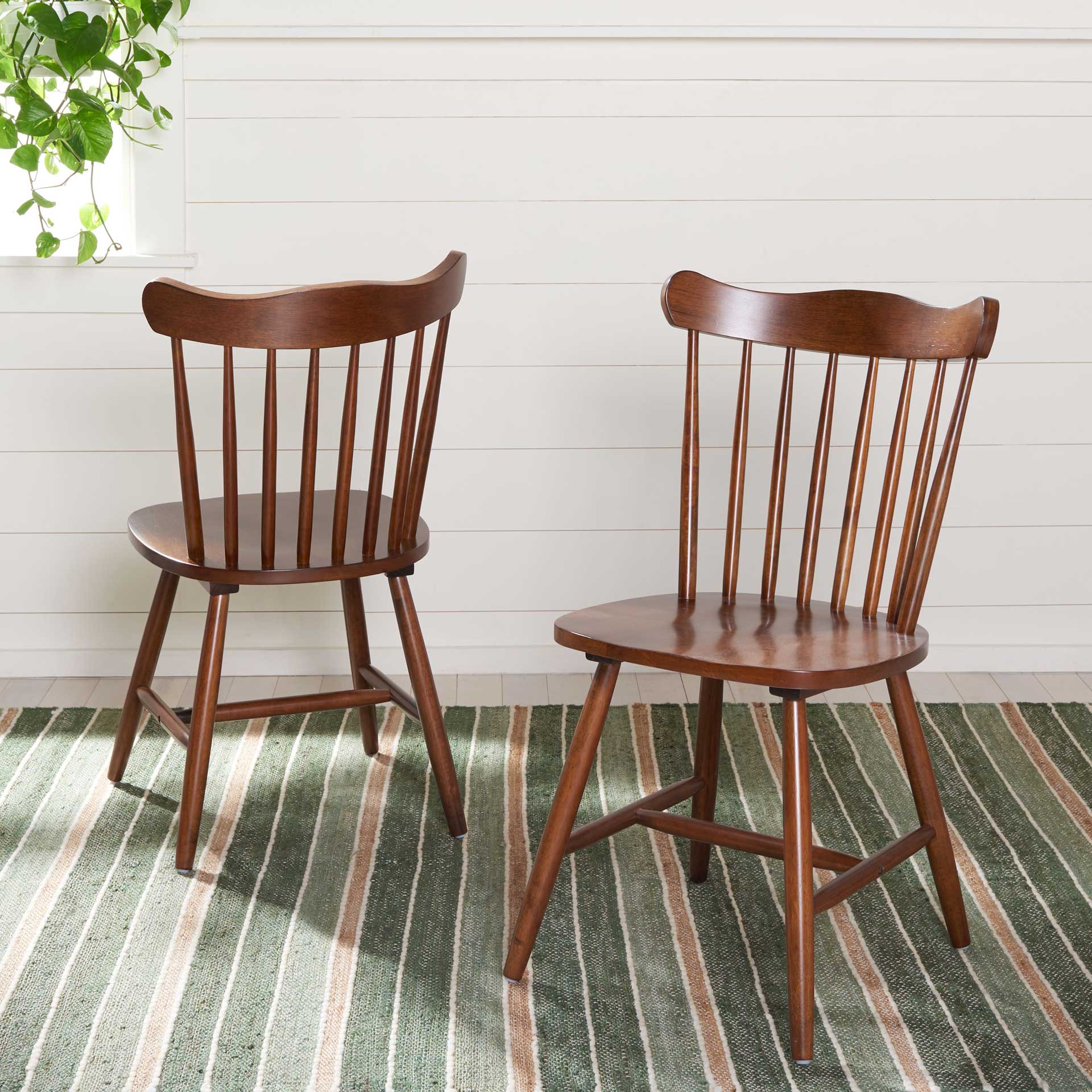 Reese Dining Chair Walnut (Set of 2) - Image 8