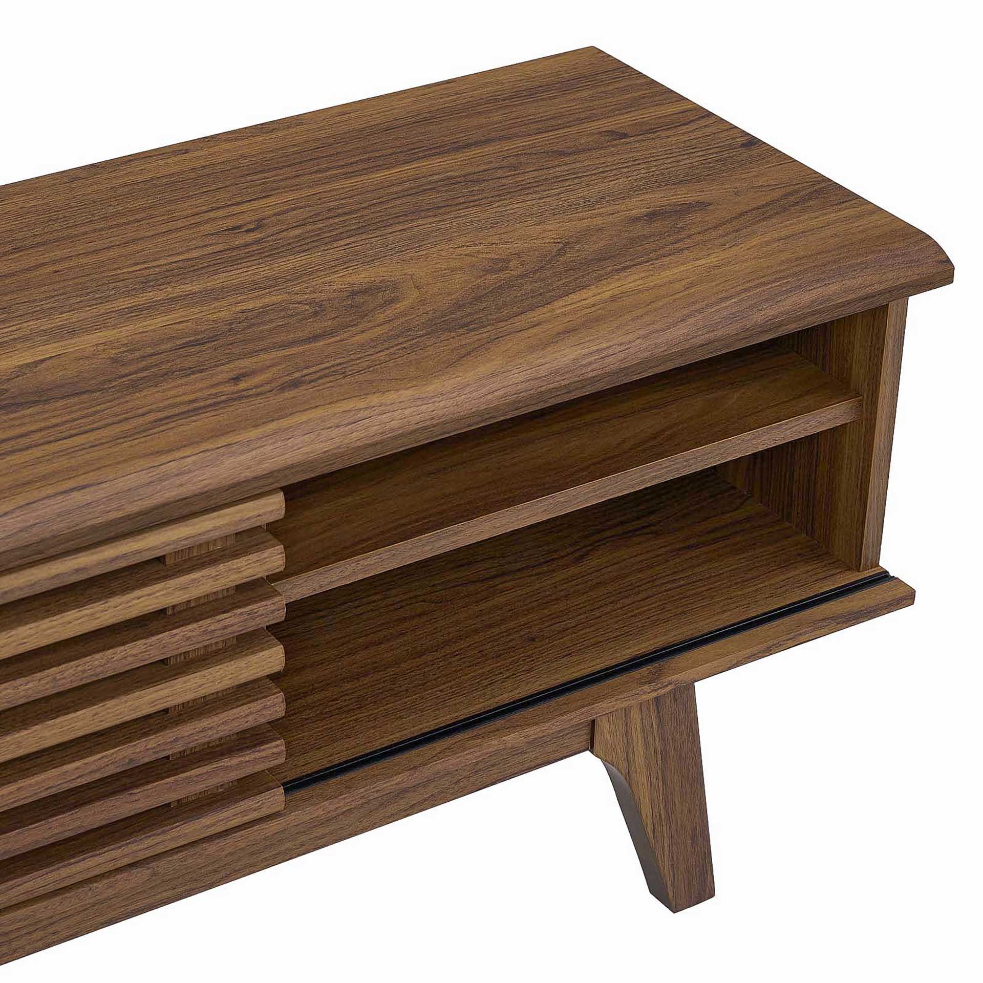 Reese Entertainment Center TV Stand Walnut - Image 5
