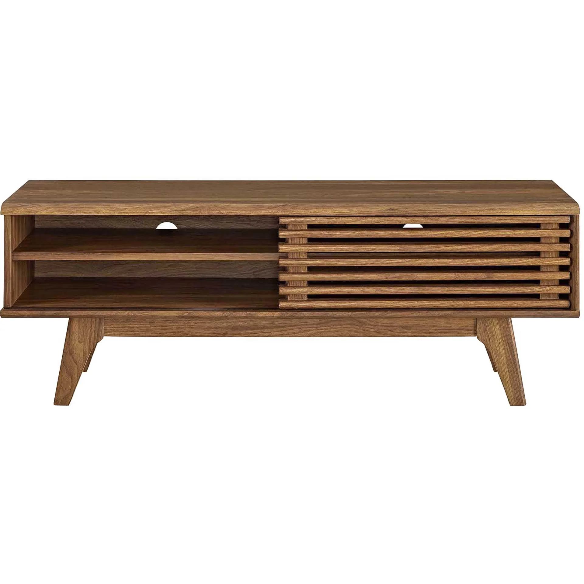 Reese Wood TV Stand Walnut - Image 2