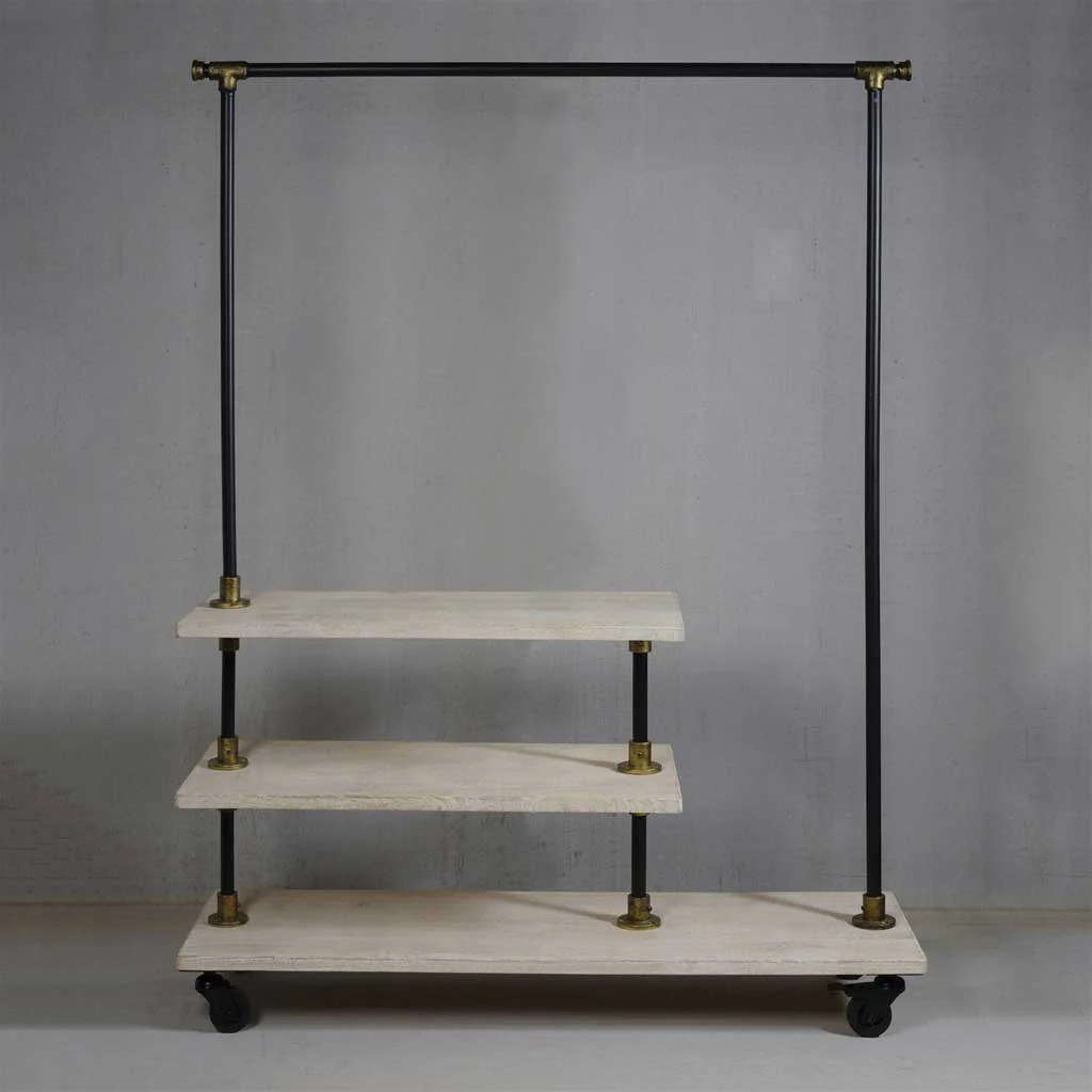 Refined Wood/Iron Hall Rack - Image 2