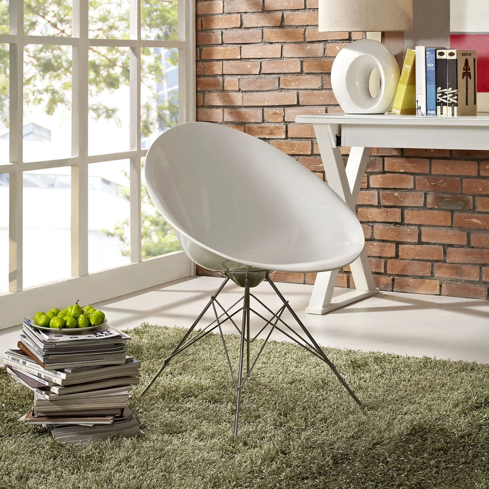 Regana Side Chair White - Image 4
