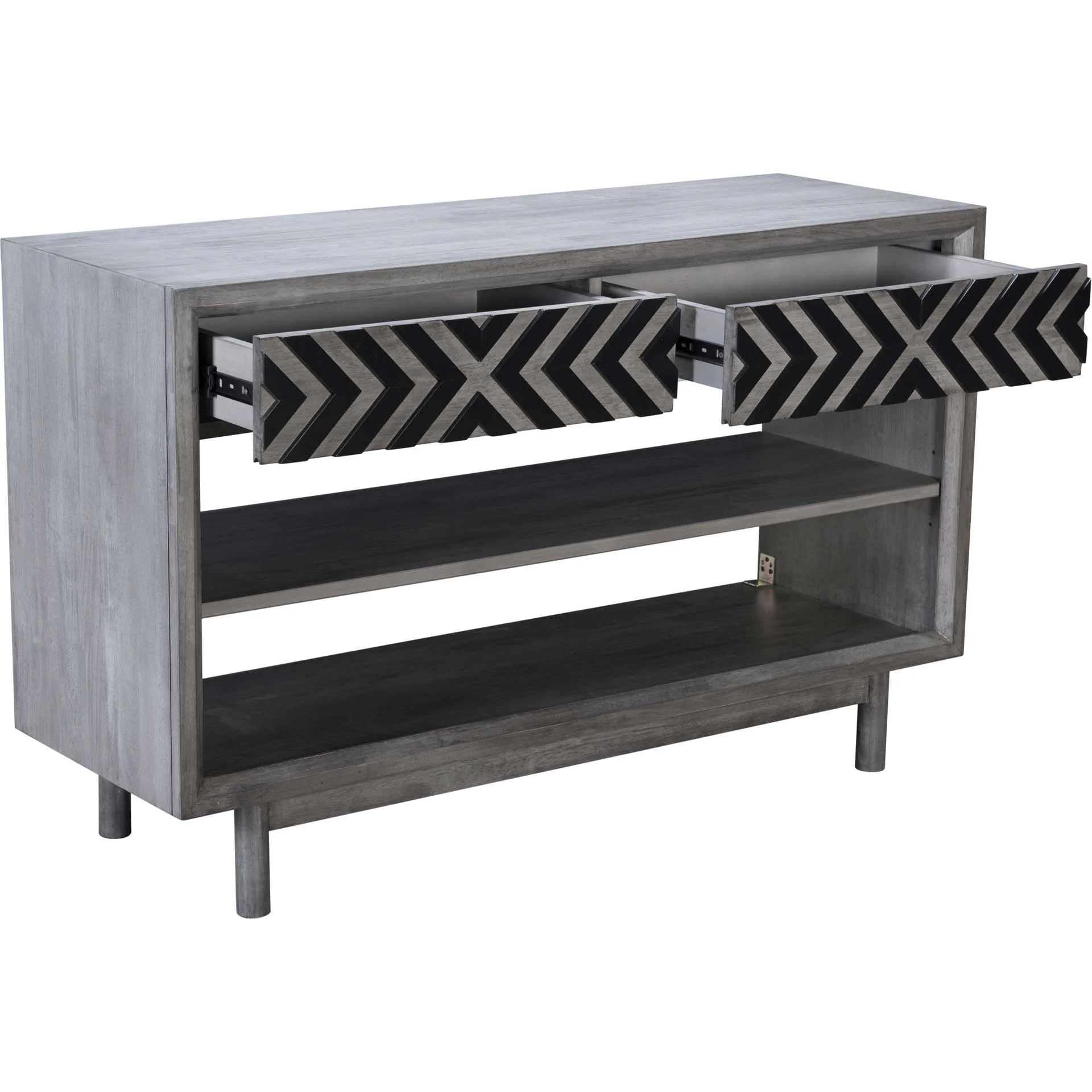 Regents Console Table Old Gray - Image 5