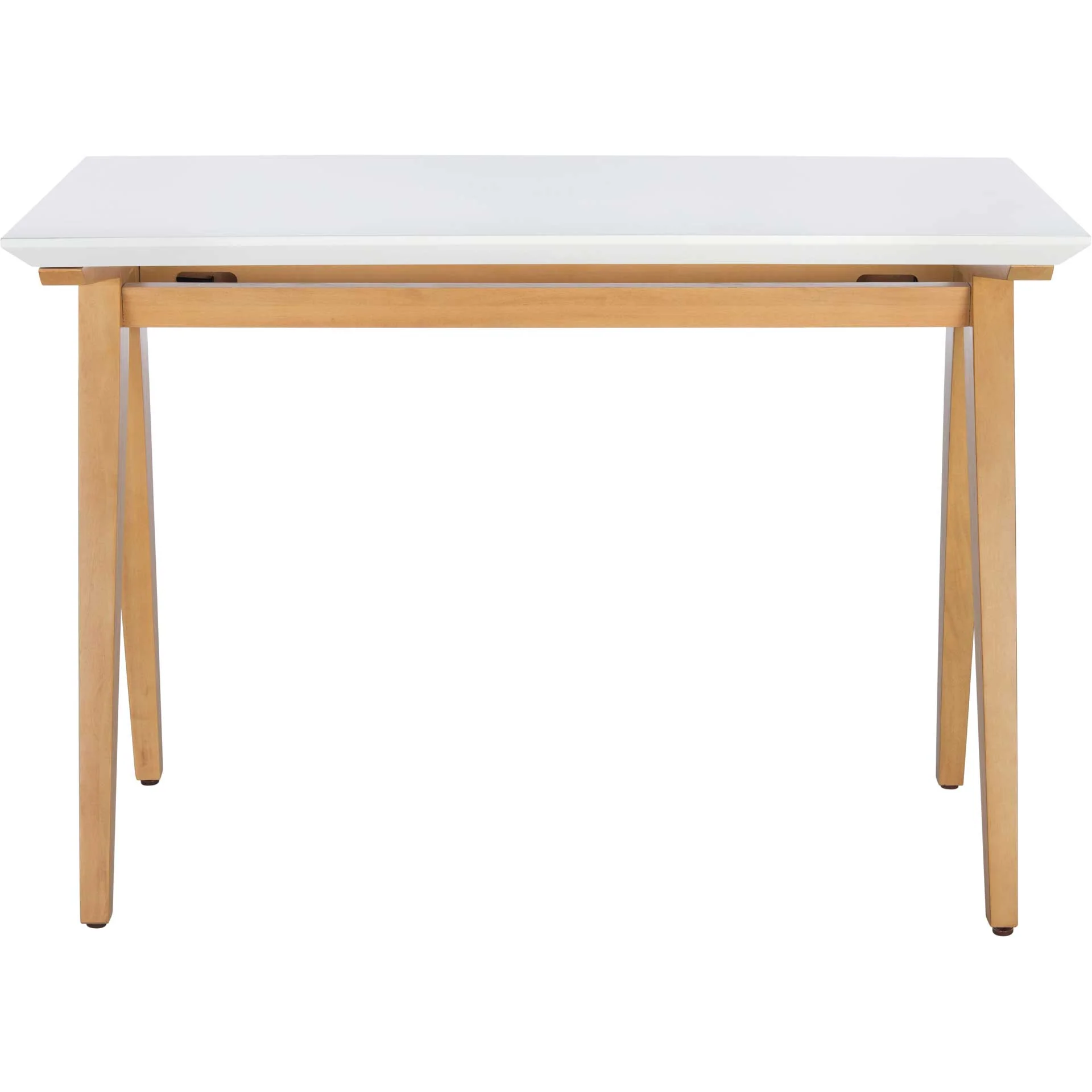 Rehnuma Desk Oak/White - Image 2