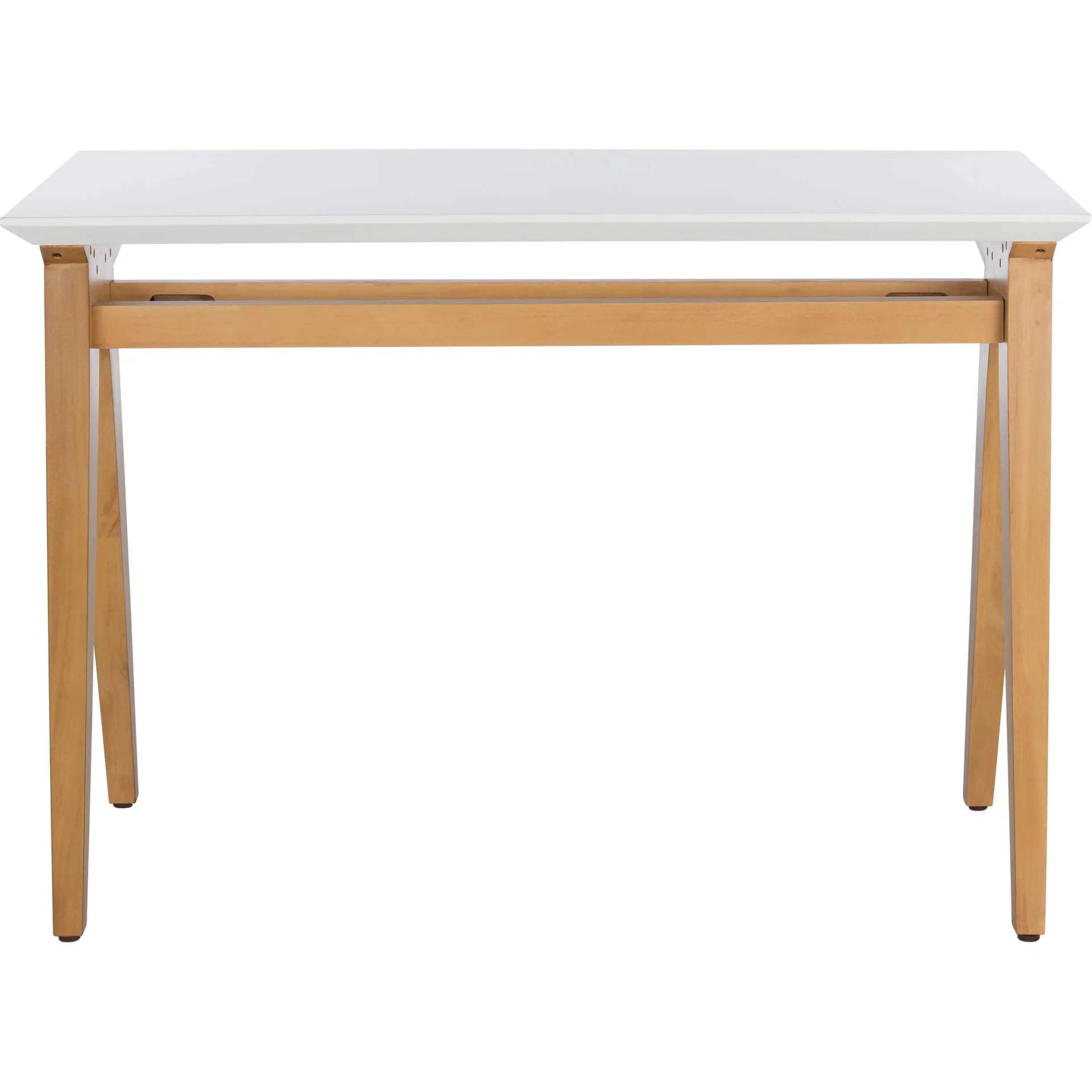 Rehnuma Desk Oak/White - Image 4