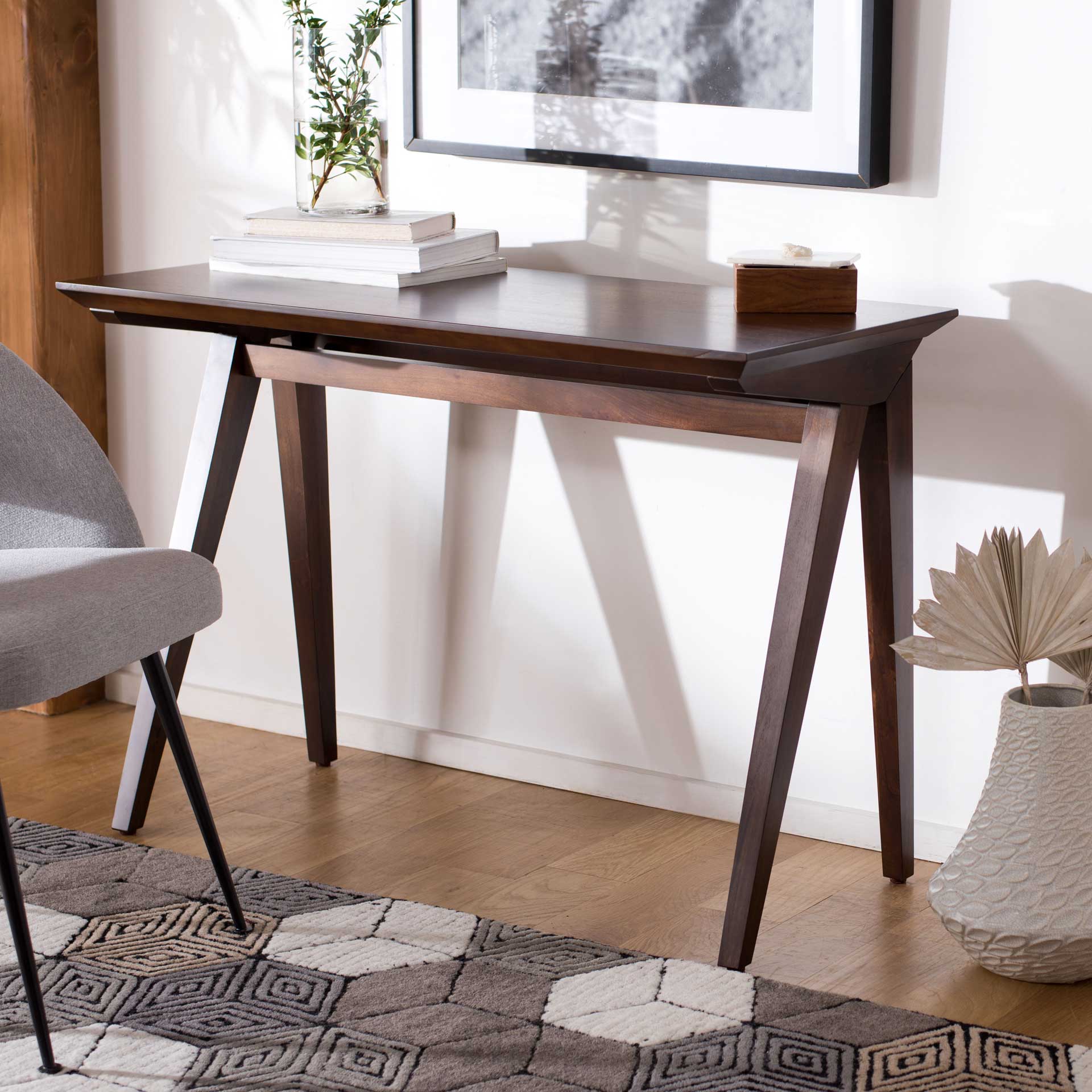 Rehnuma Desk Walnut - Image 6