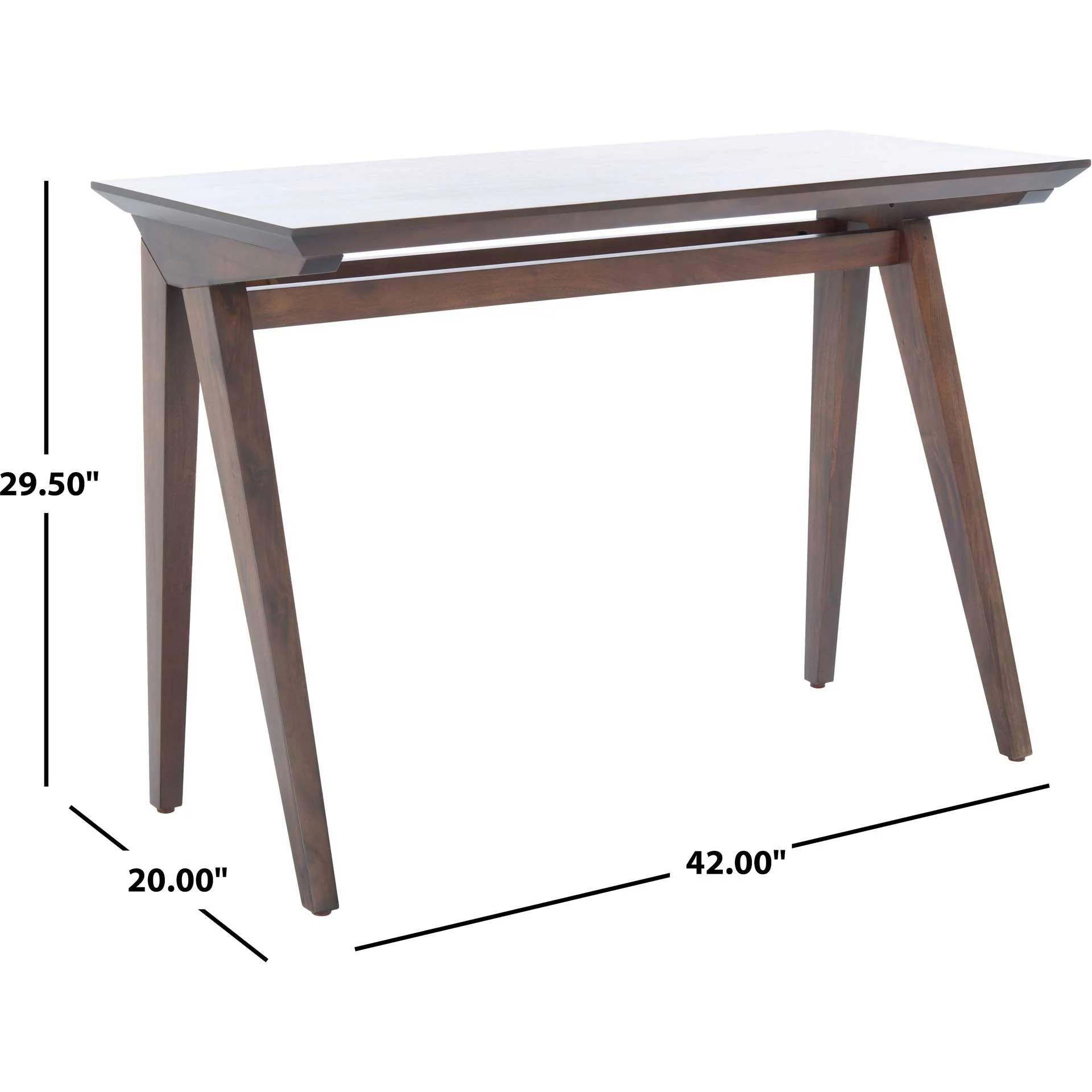 Rehnuma Desk Walnut - Image 7