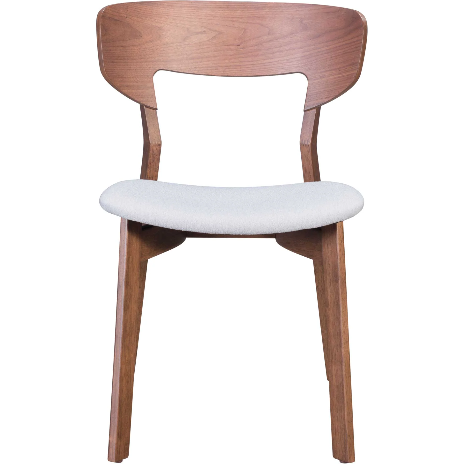 Reid Dining Arm Chair Walnut/Light Gray - Image 3