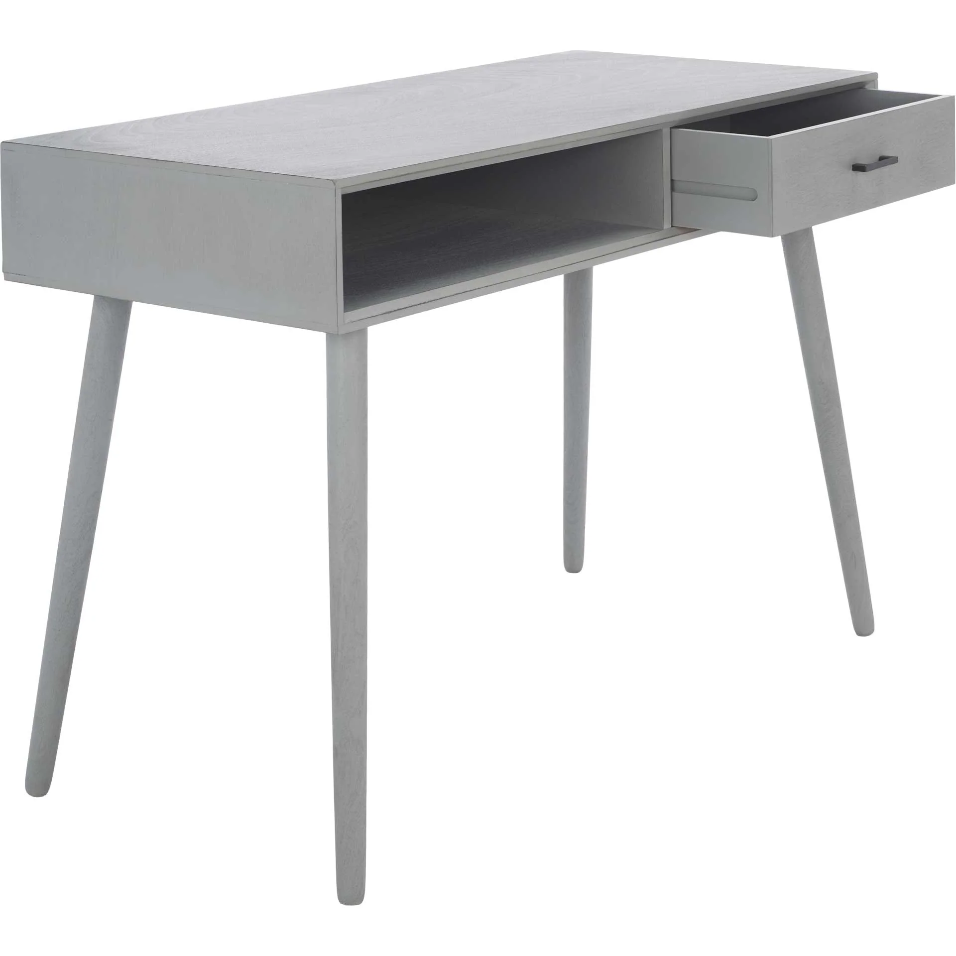 Remma 1 Drawer Writing Desk Distressed Gray - Image 2
