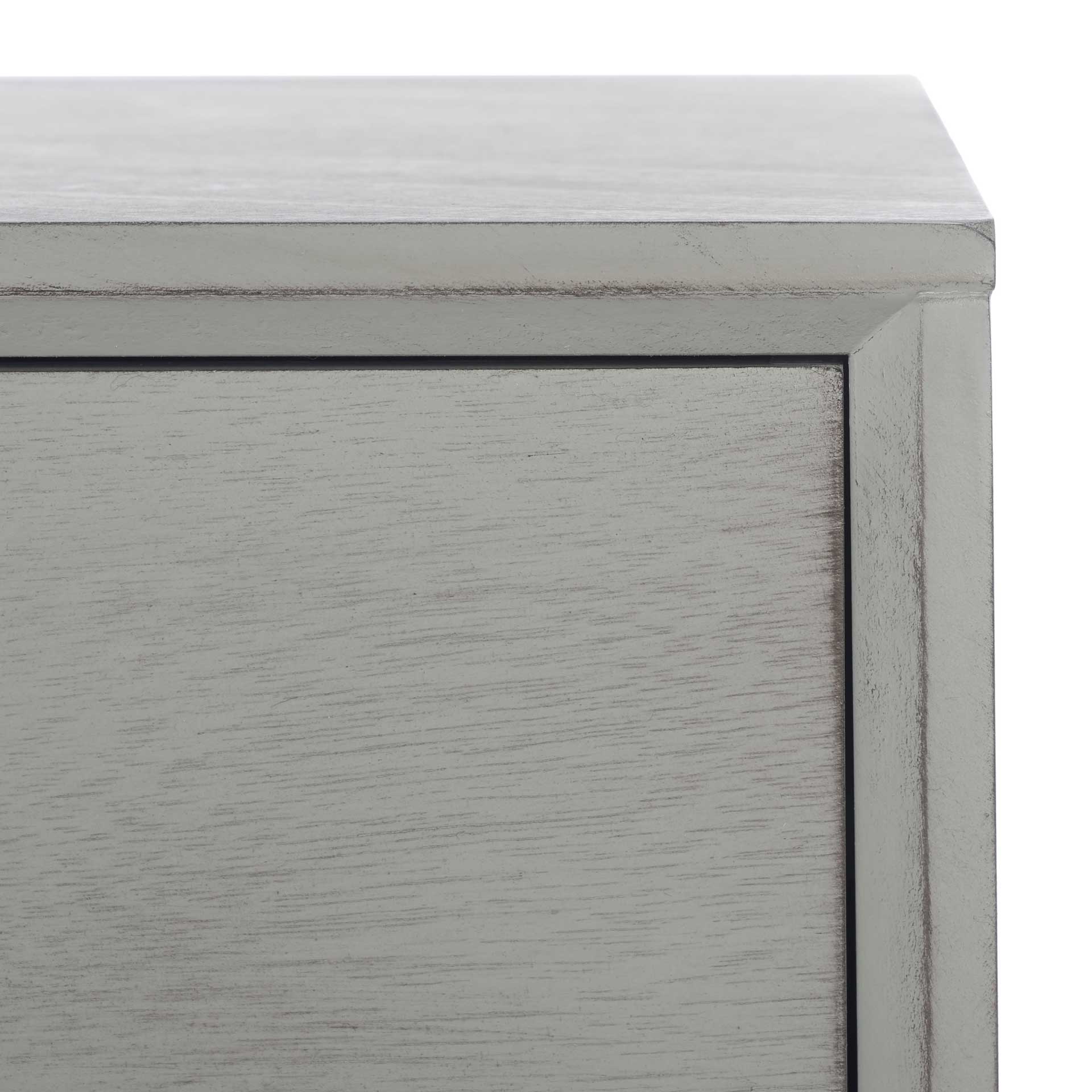 Remma 1 Drawer Writing Desk Distressed Gray - Image 5