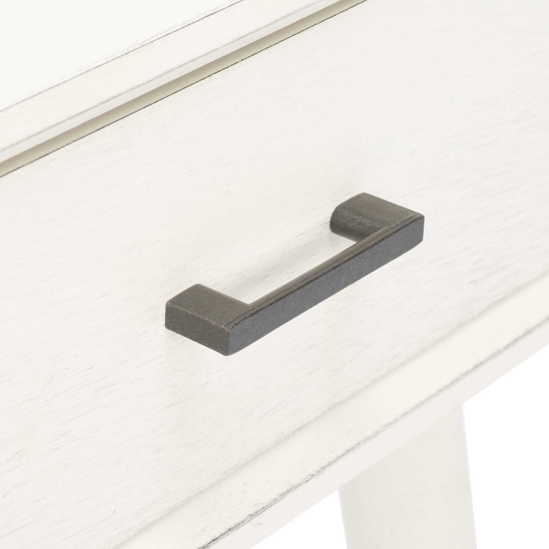 Remma 1 Drawer Writing Desk Distressed White - Image 7