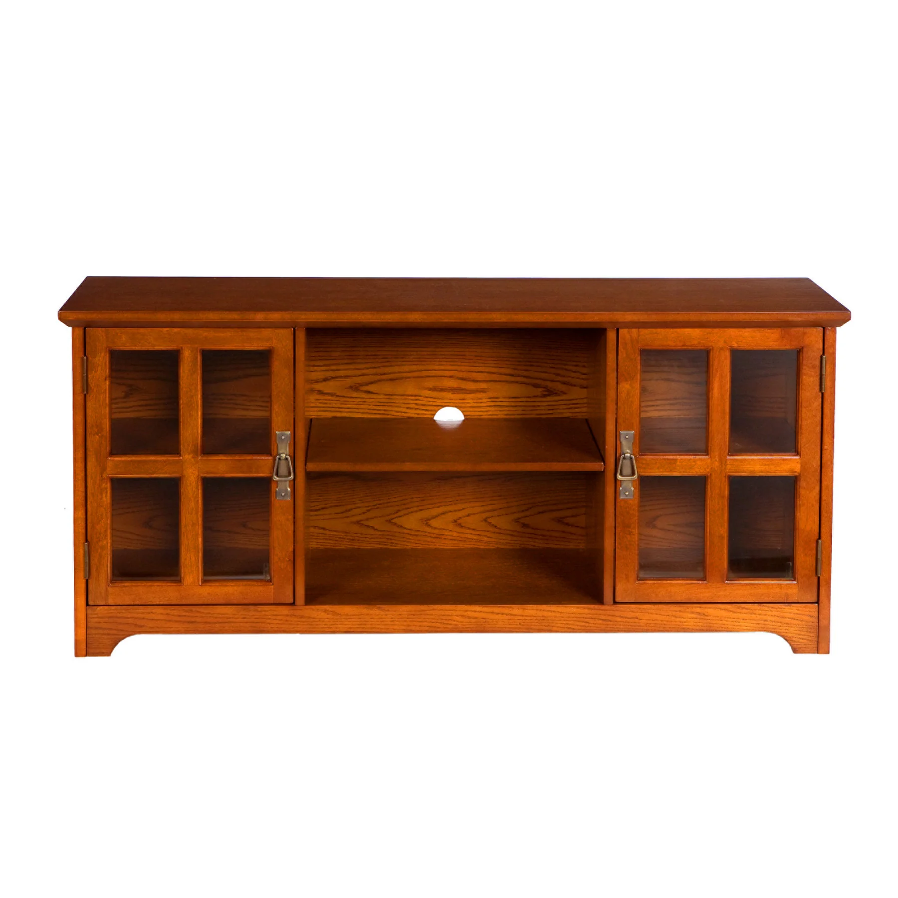 Remy Media Stand Mission Oak - Image 2