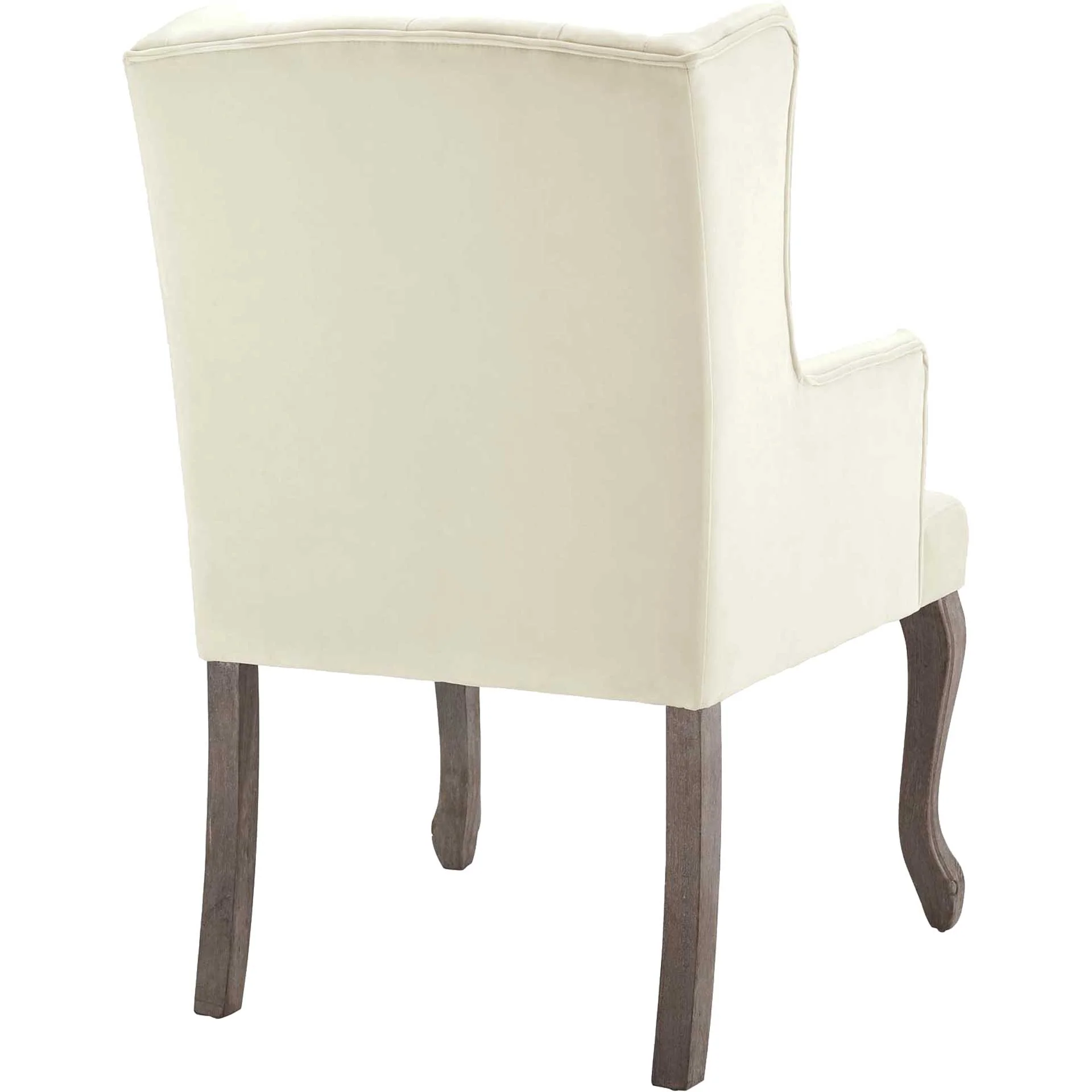 Remy Velvet Armchair Ivory - Image 4