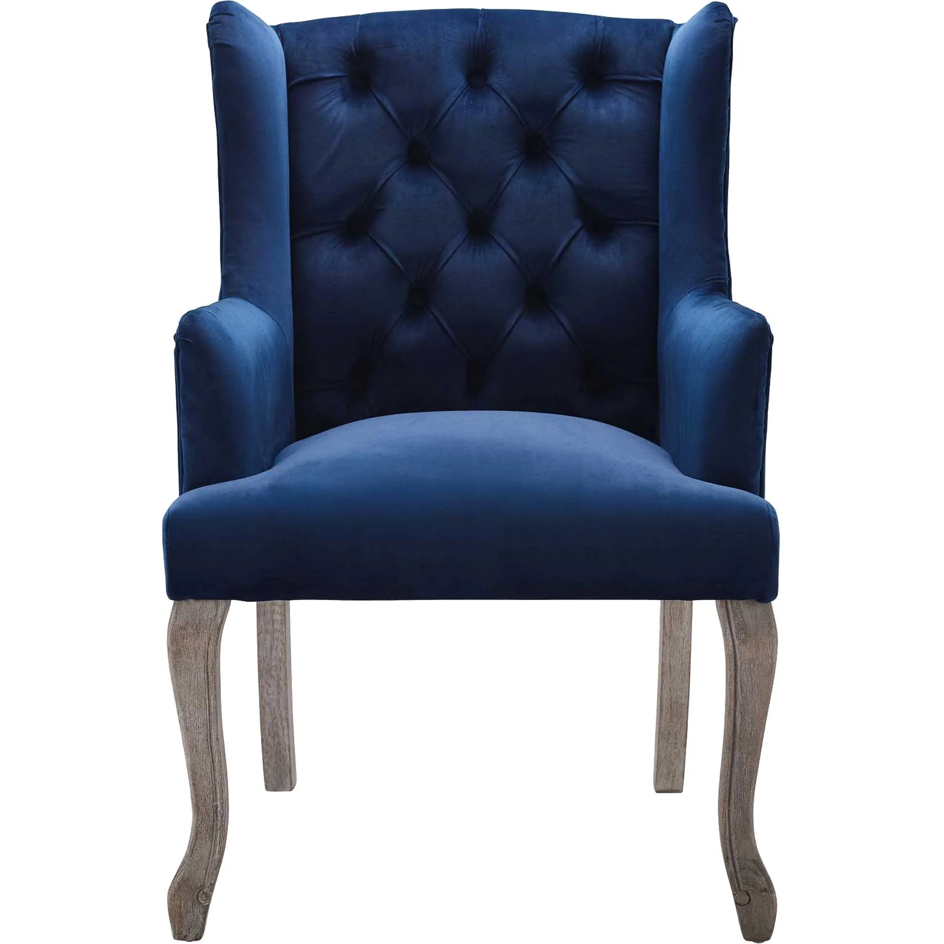 Remy Velvet Armchair Navy - Image 2