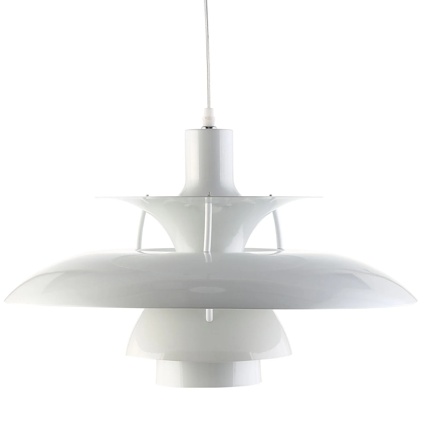 Render 19" Stainless Steel Chandelier White - Image 2