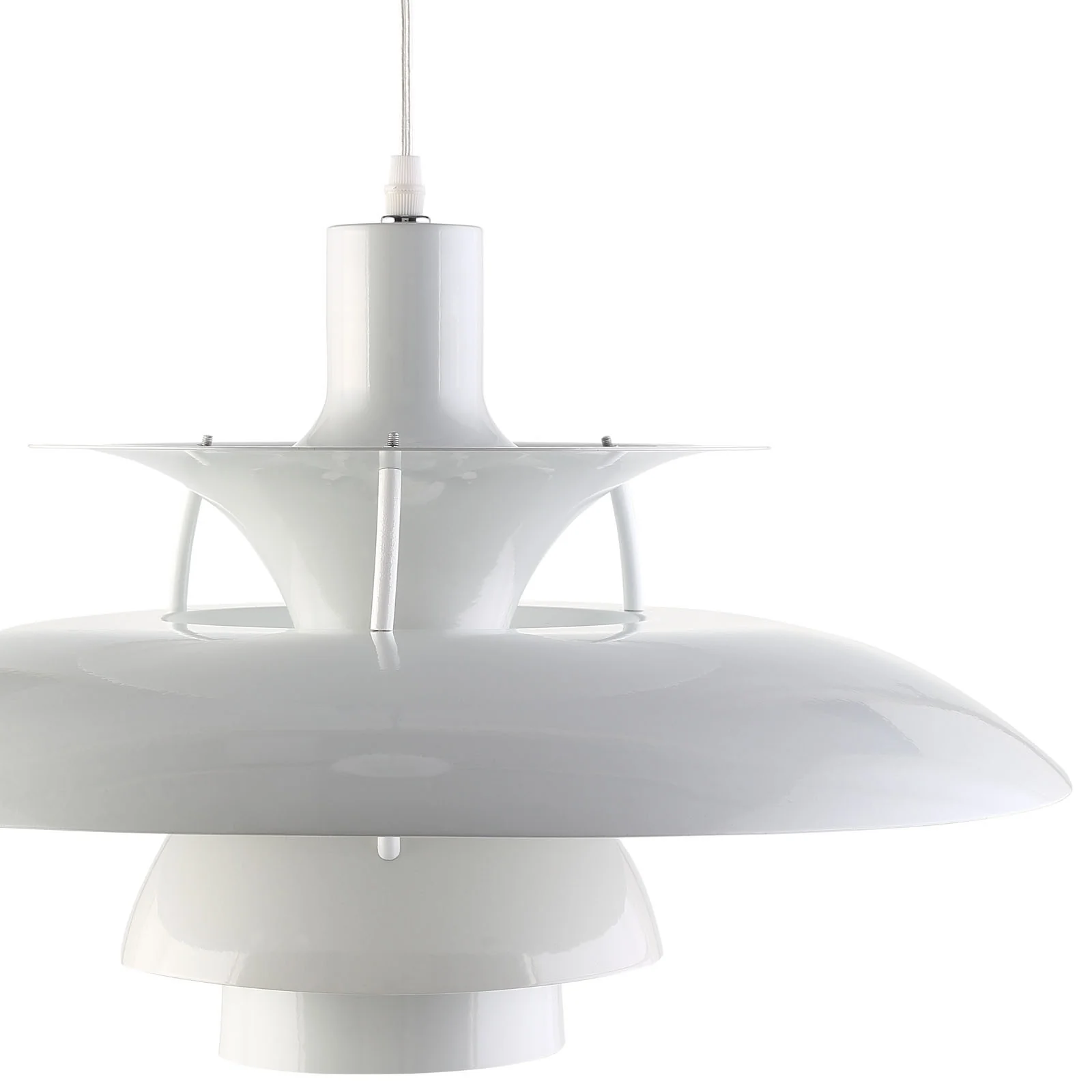 Render 19" Stainless Steel Chandelier White - Image 3
