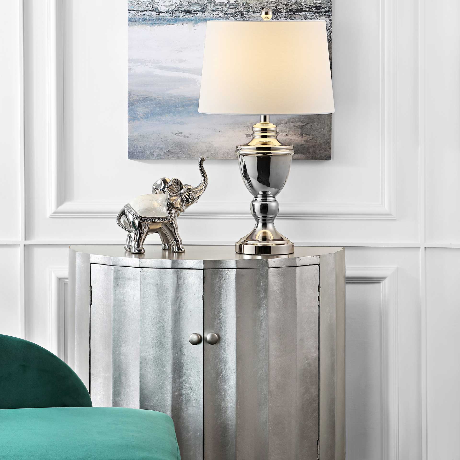 Renga Table Lamp Polished Nickel - Image 4