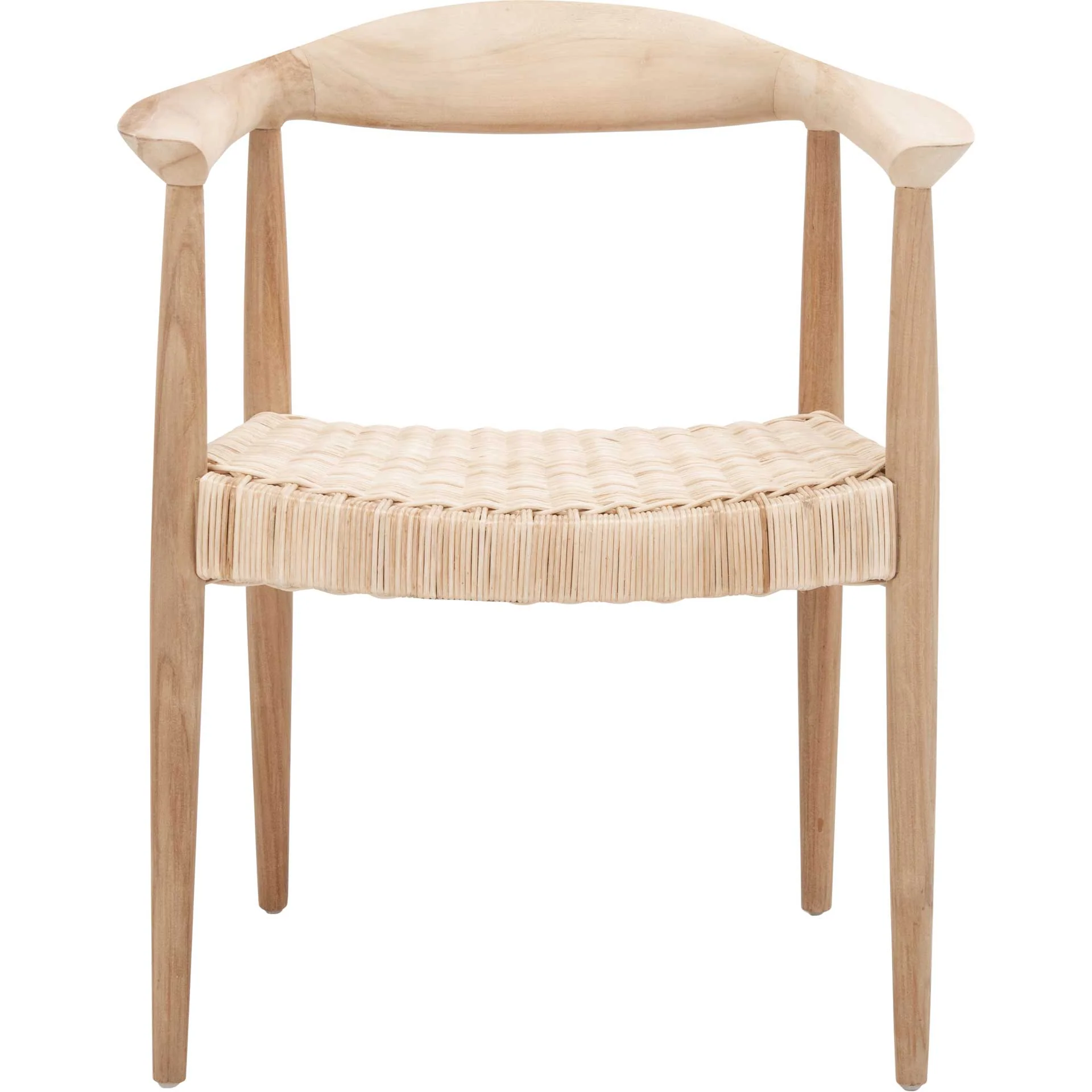 Resa Rope Rattan Accent Chair Natural - Image 2