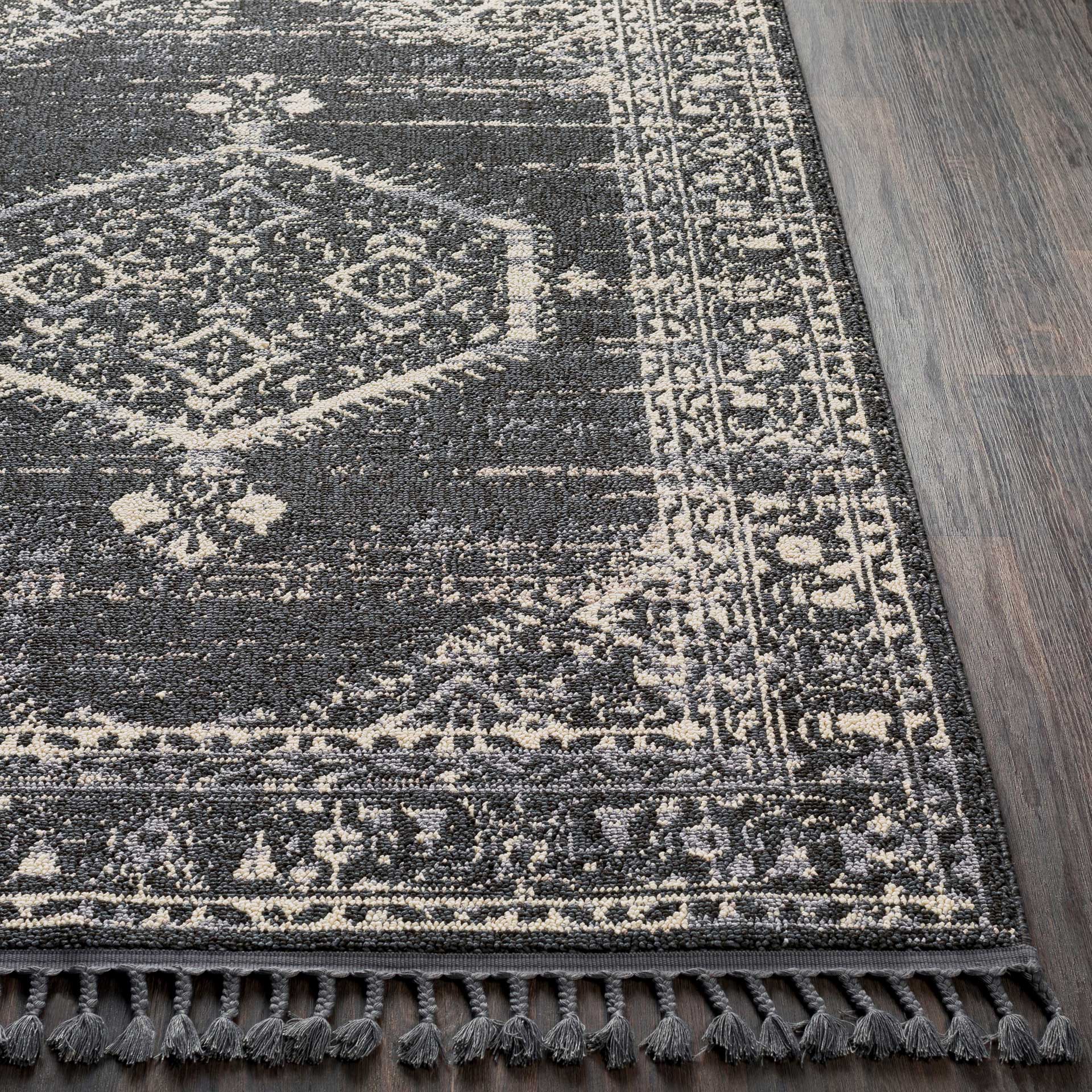 Restoration Charcoal/Cream Area Rug - Image 3