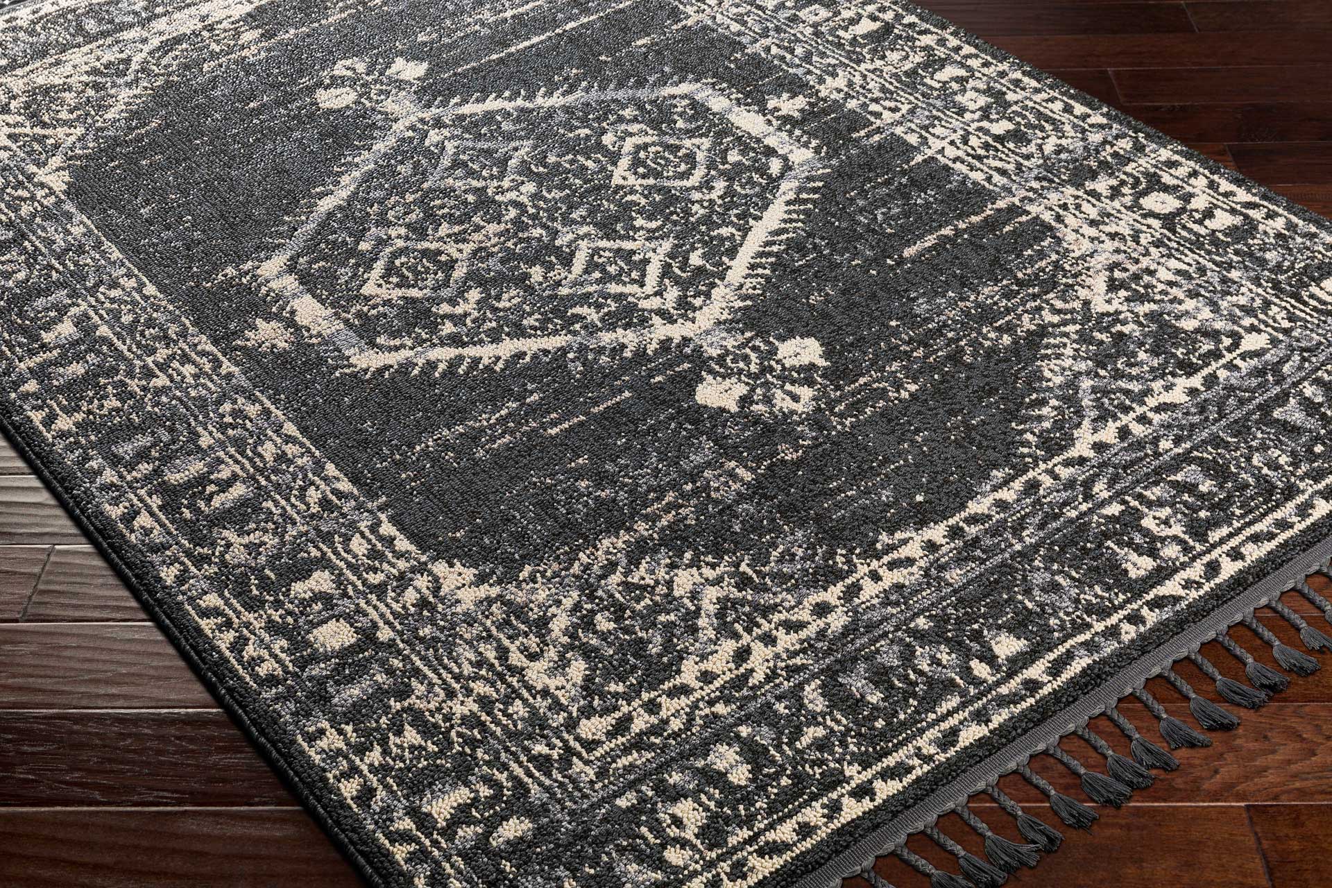 Restoration Charcoal/Cream Area Rug - Image 7