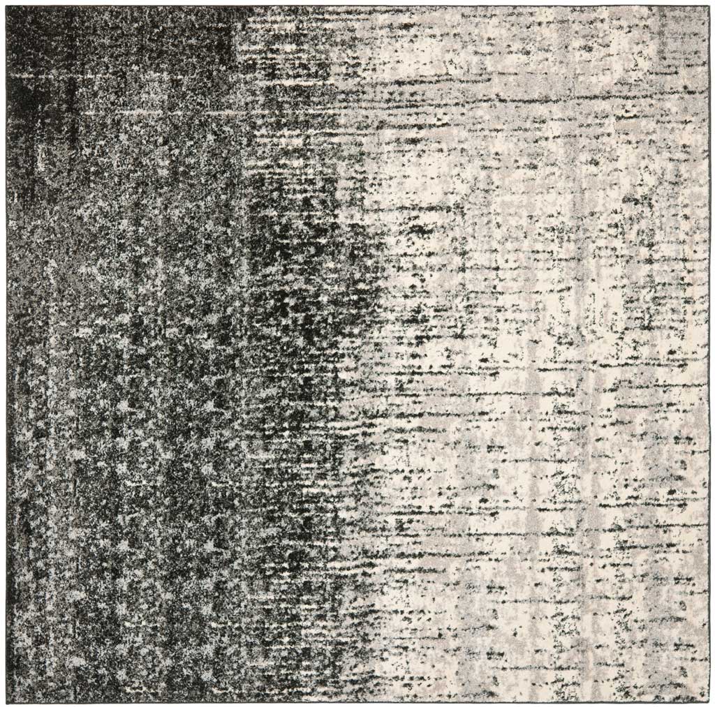 Retro Black/Light Gray Area Rug - Image 2