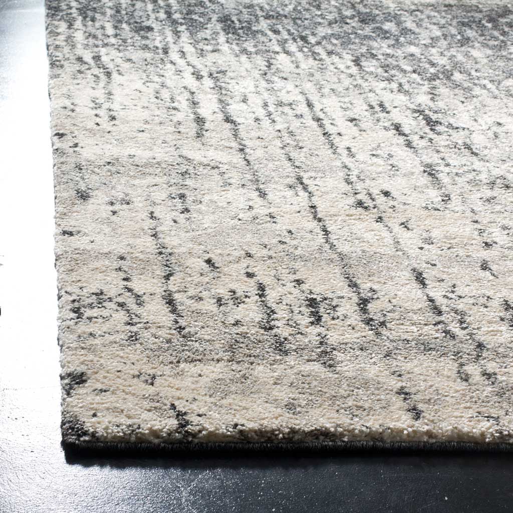 Retro Black/Light Gray Area Rug - Image 5