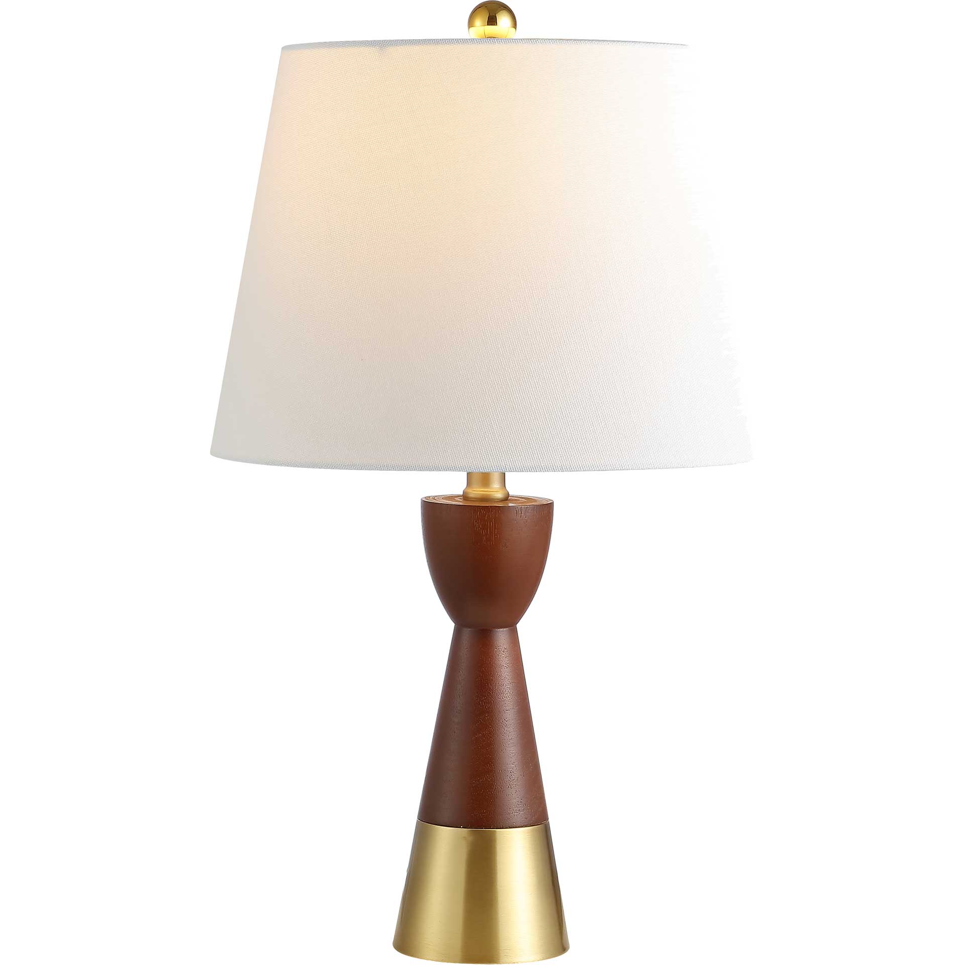 Retro Table Lamps Brown/Brass Gold (Set of 2) - Image 2