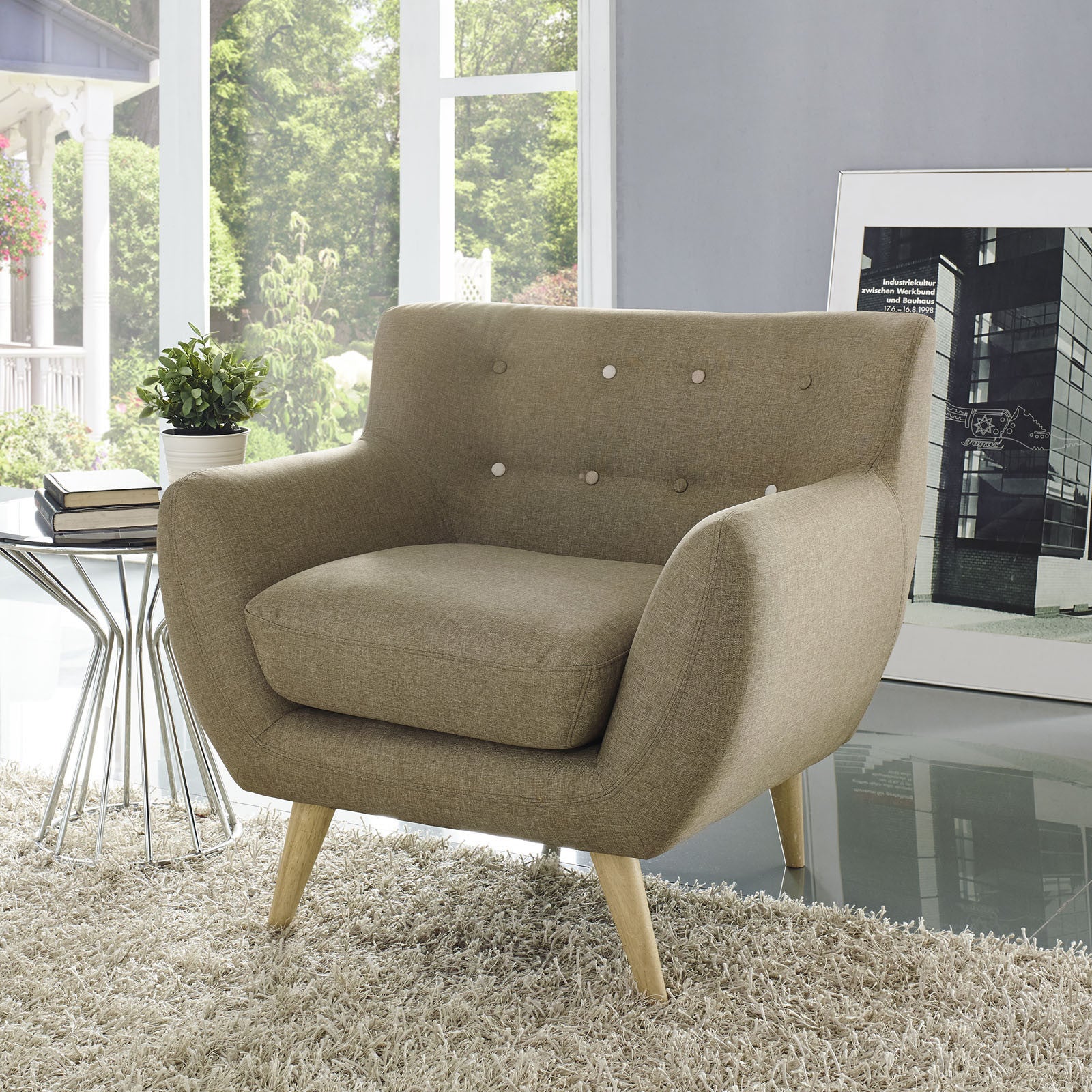 Reverence Armchair Brown - Image 5