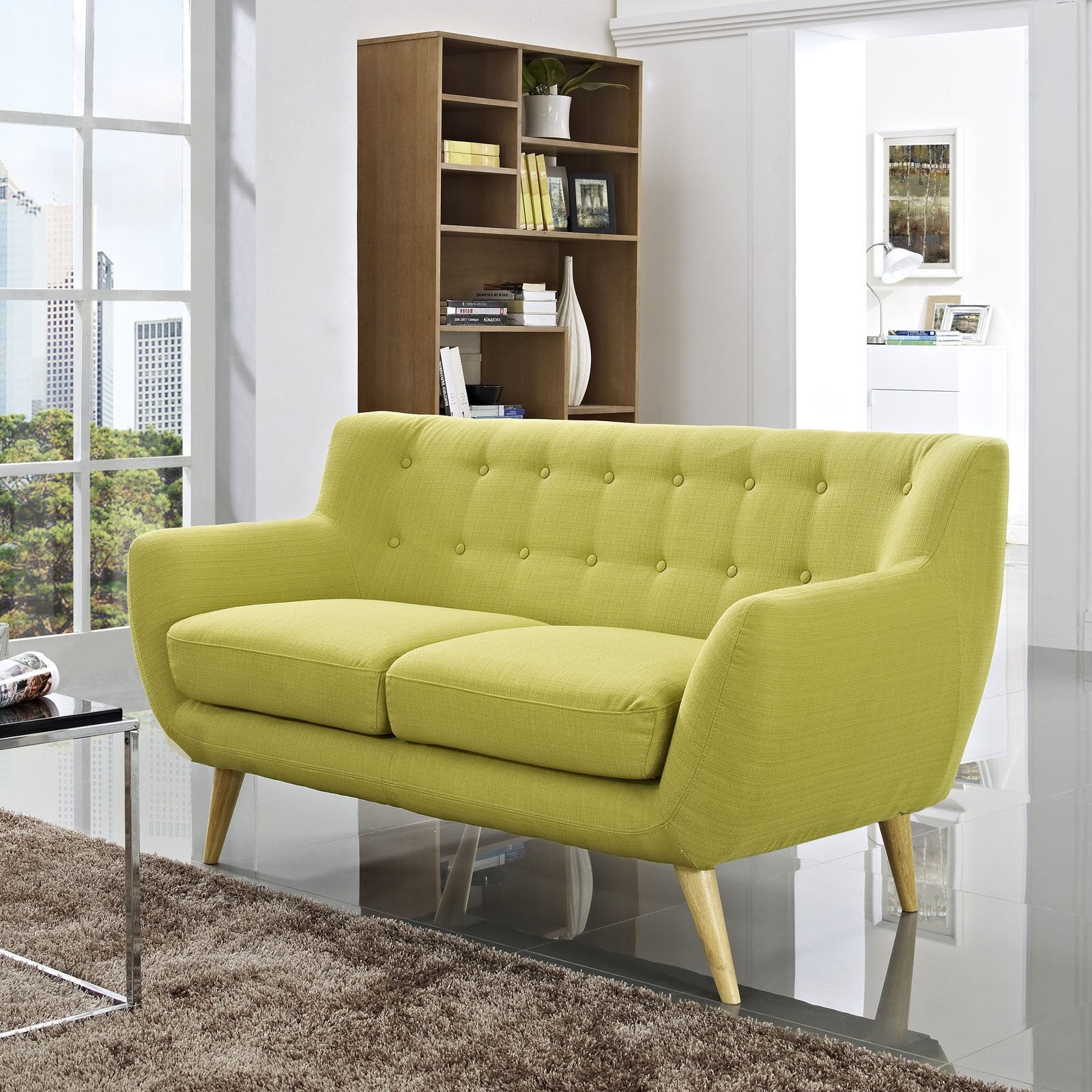 Reverence Loveseat Wheatgrass - Image 4