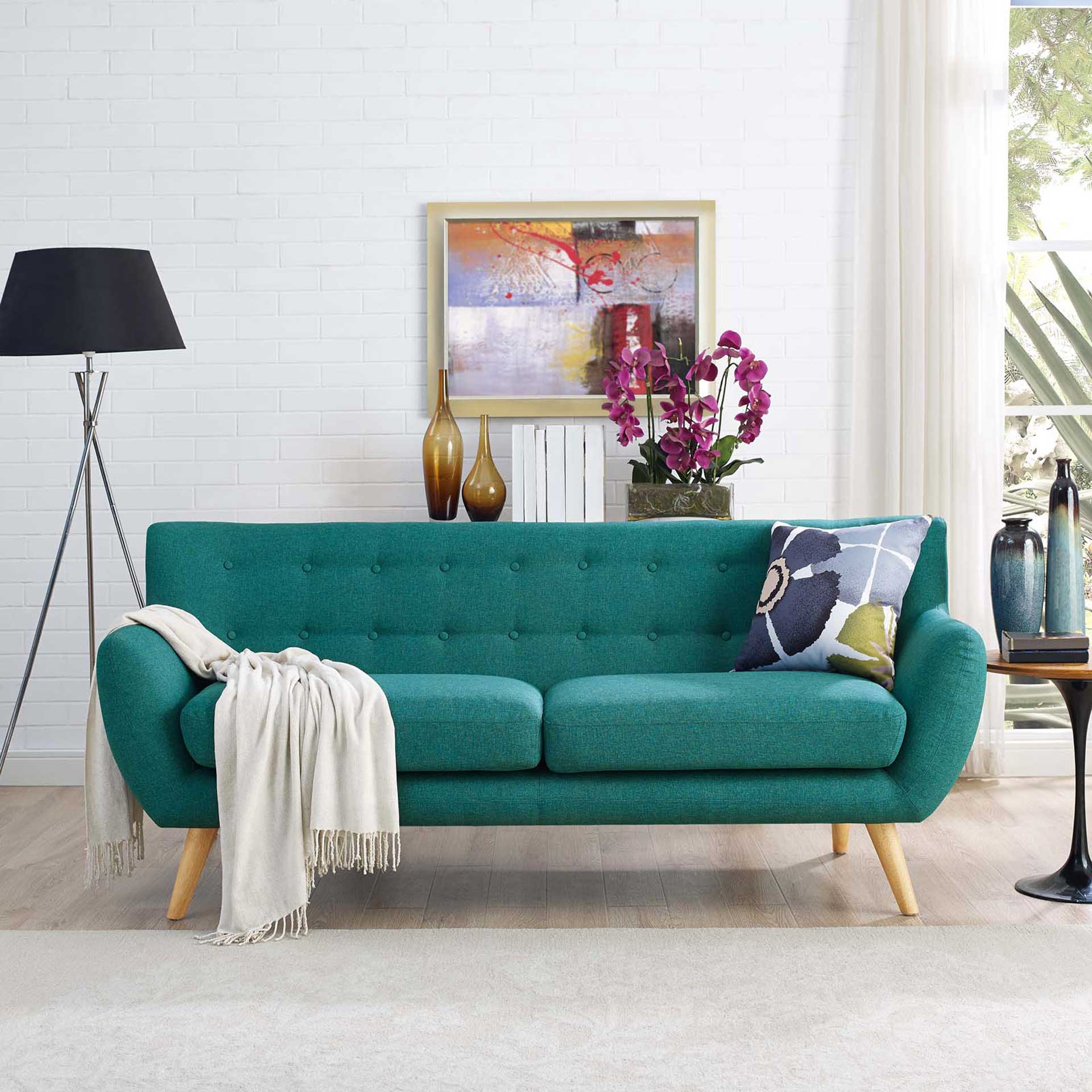 Reverence Sofa Teal - Image 4