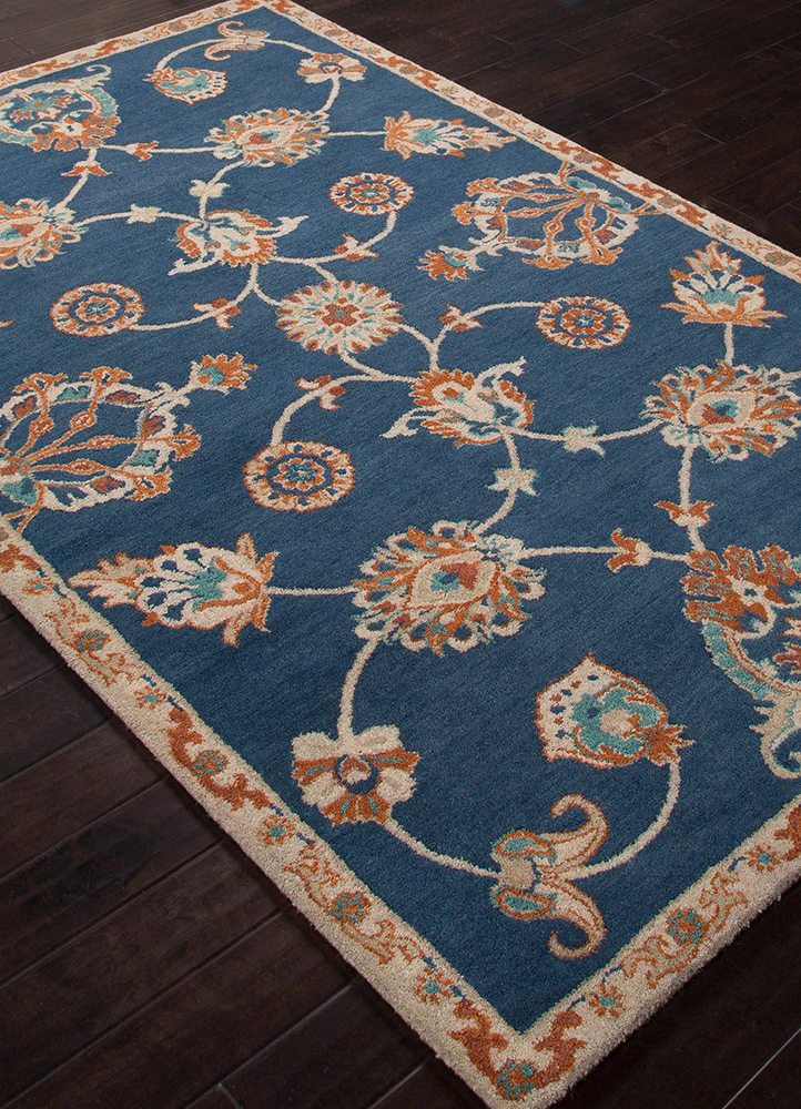 Reverie Ponder Blue Coral/Lagoon Area Rug - Image 2