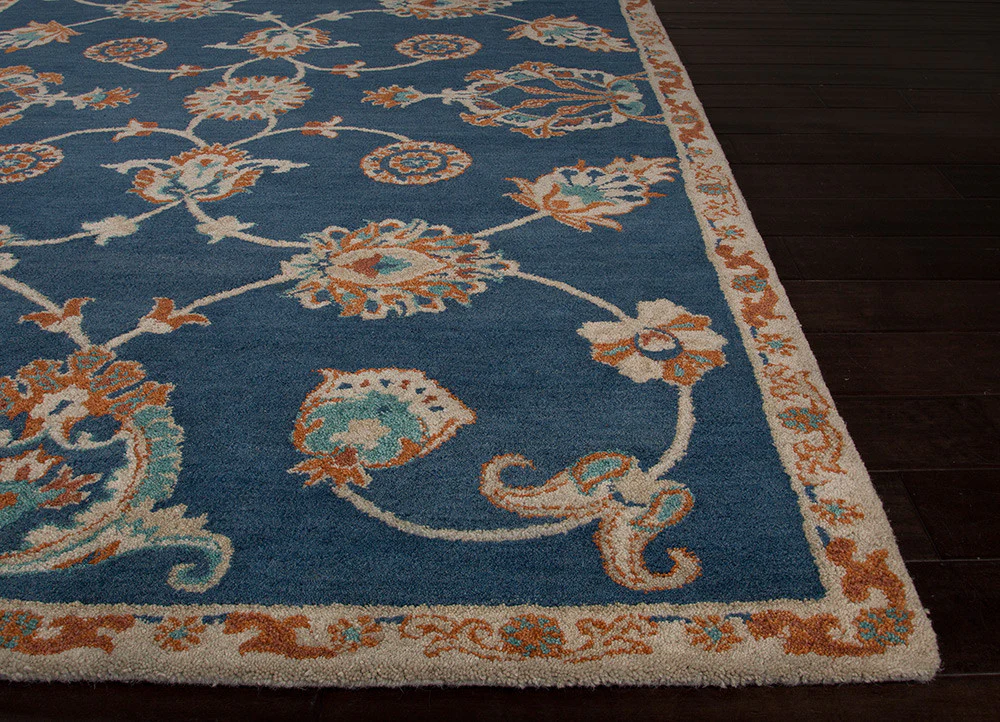 Reverie Ponder Blue Coral/Lagoon Area Rug - Image 3