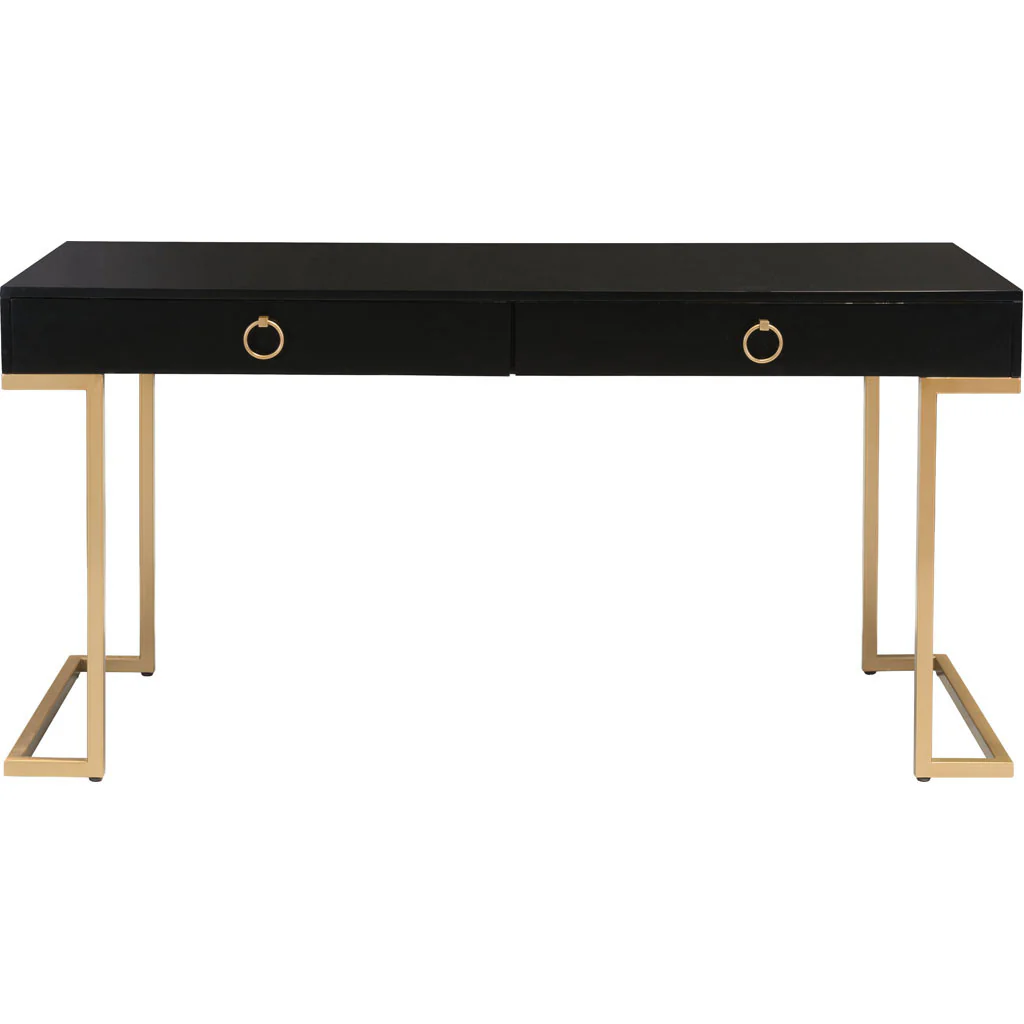 Revery Desk Black & Brass - Image 3