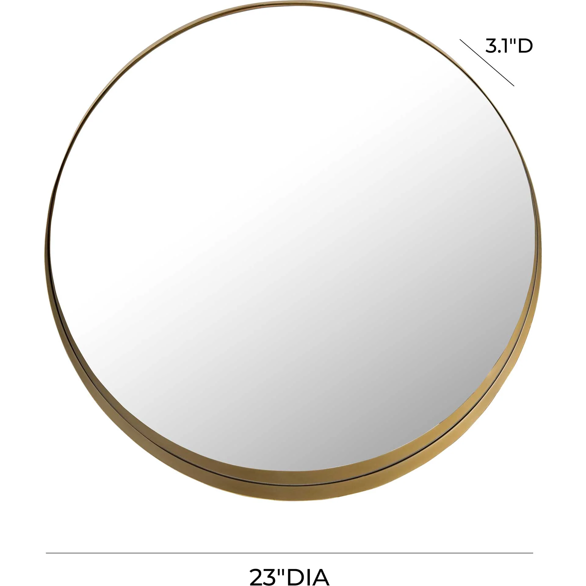 Reyna Mirror Brass - Image 5