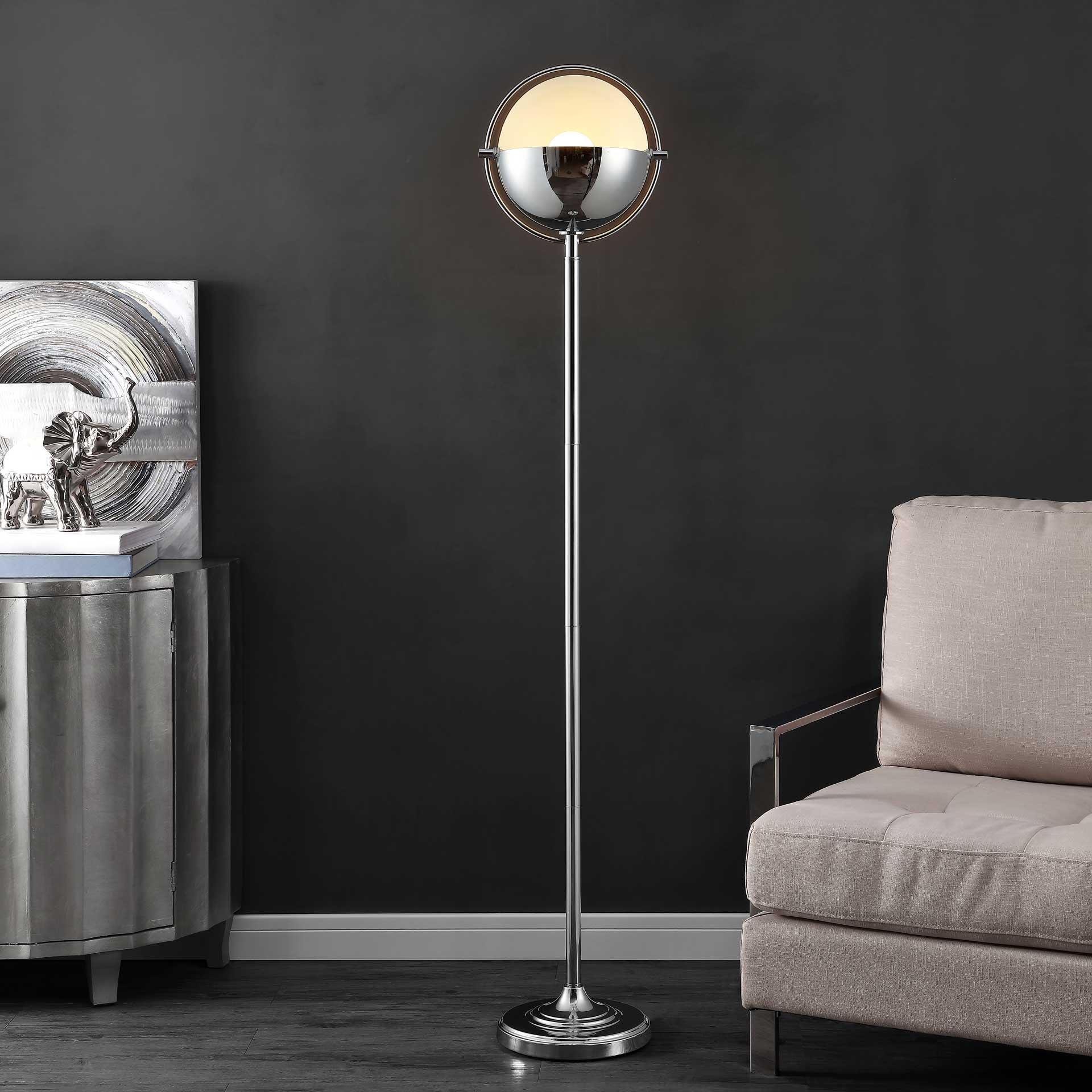 Reynlds Floor Lamp Chrome - Image 4