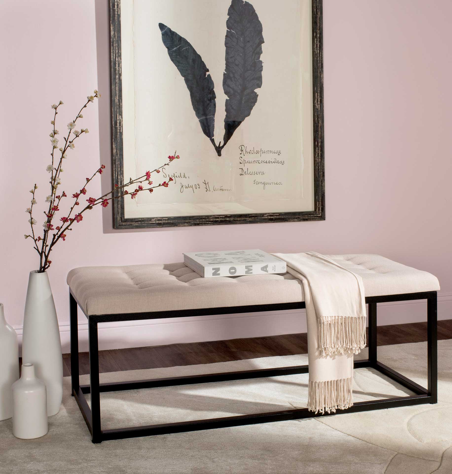Reynolds Bench Beige/Black - Image 3