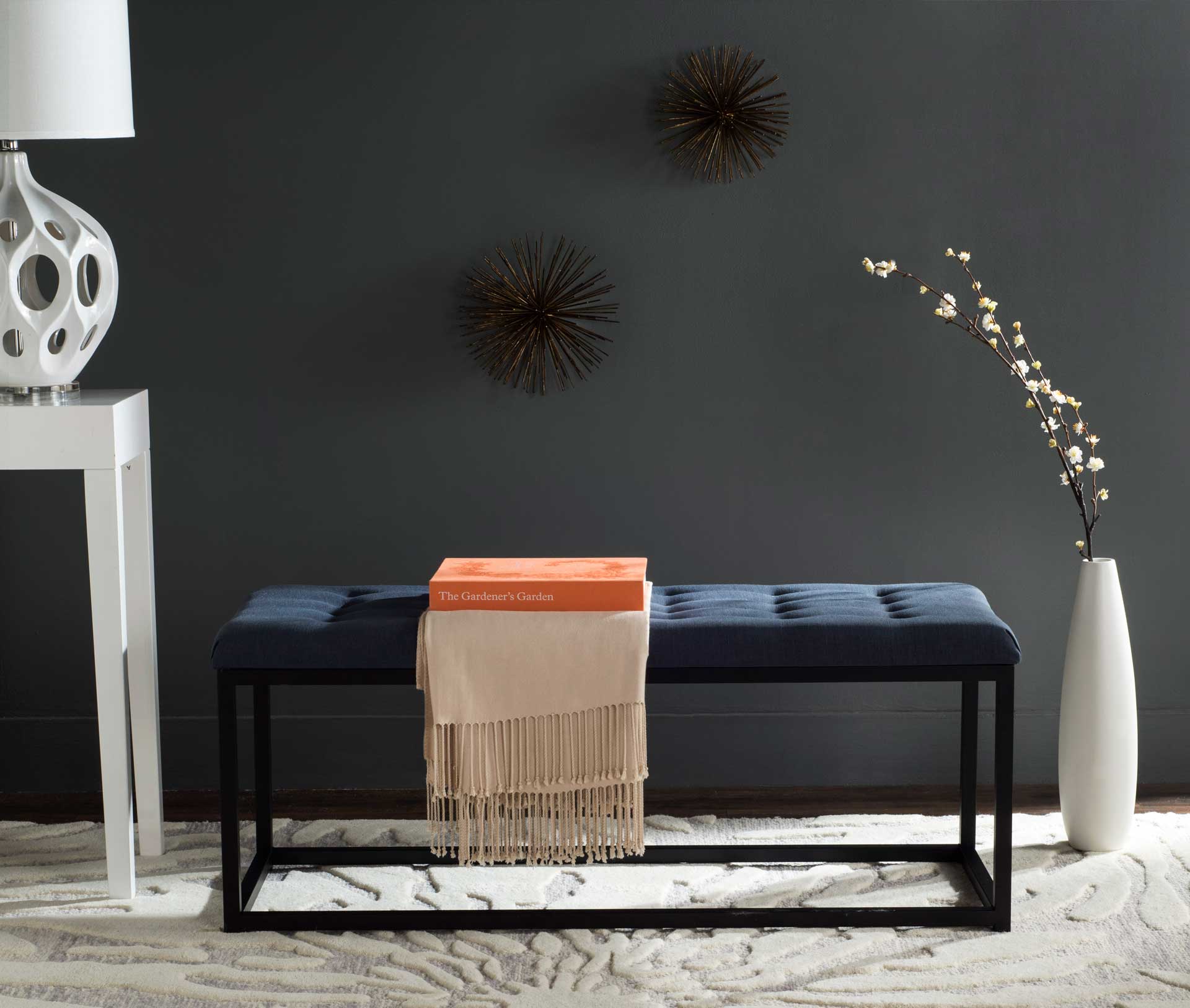 Reynolds Bench Navy/Black - Image 3