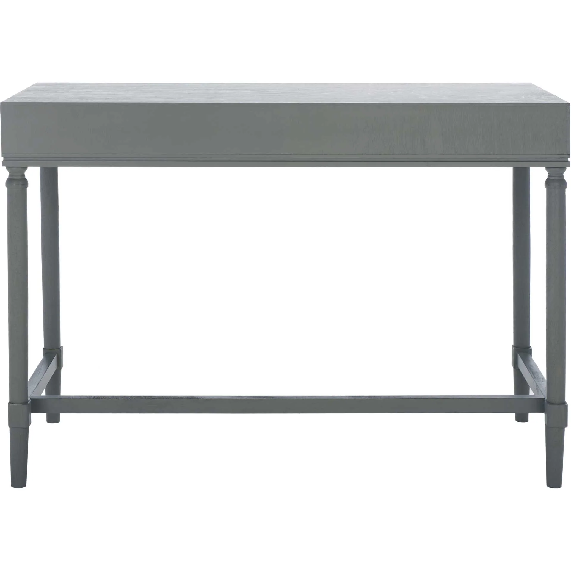 Rhett 2 Drawer Desk Gray - Image 3