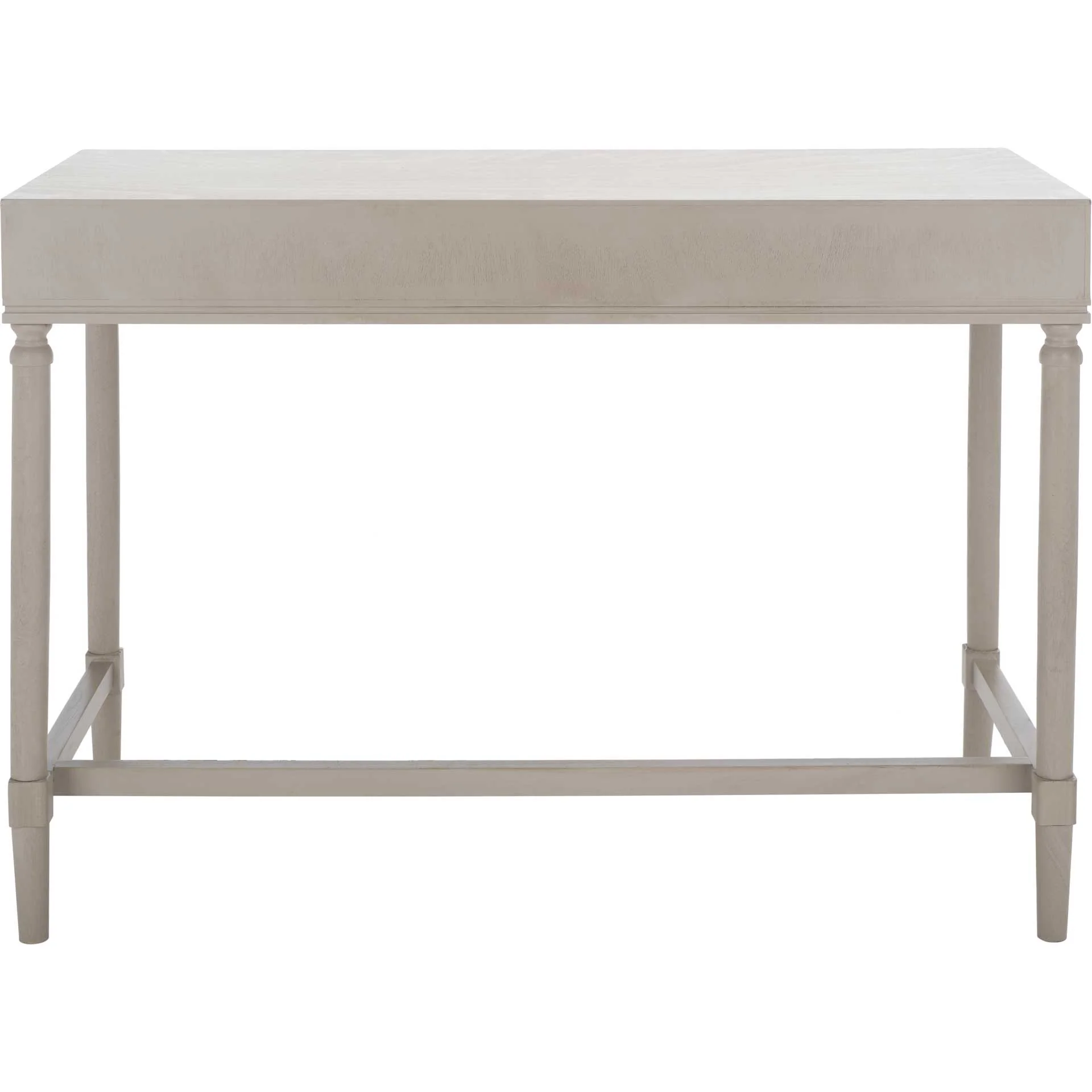 Rhett 2 Drawer Desk Taupe - Image 3