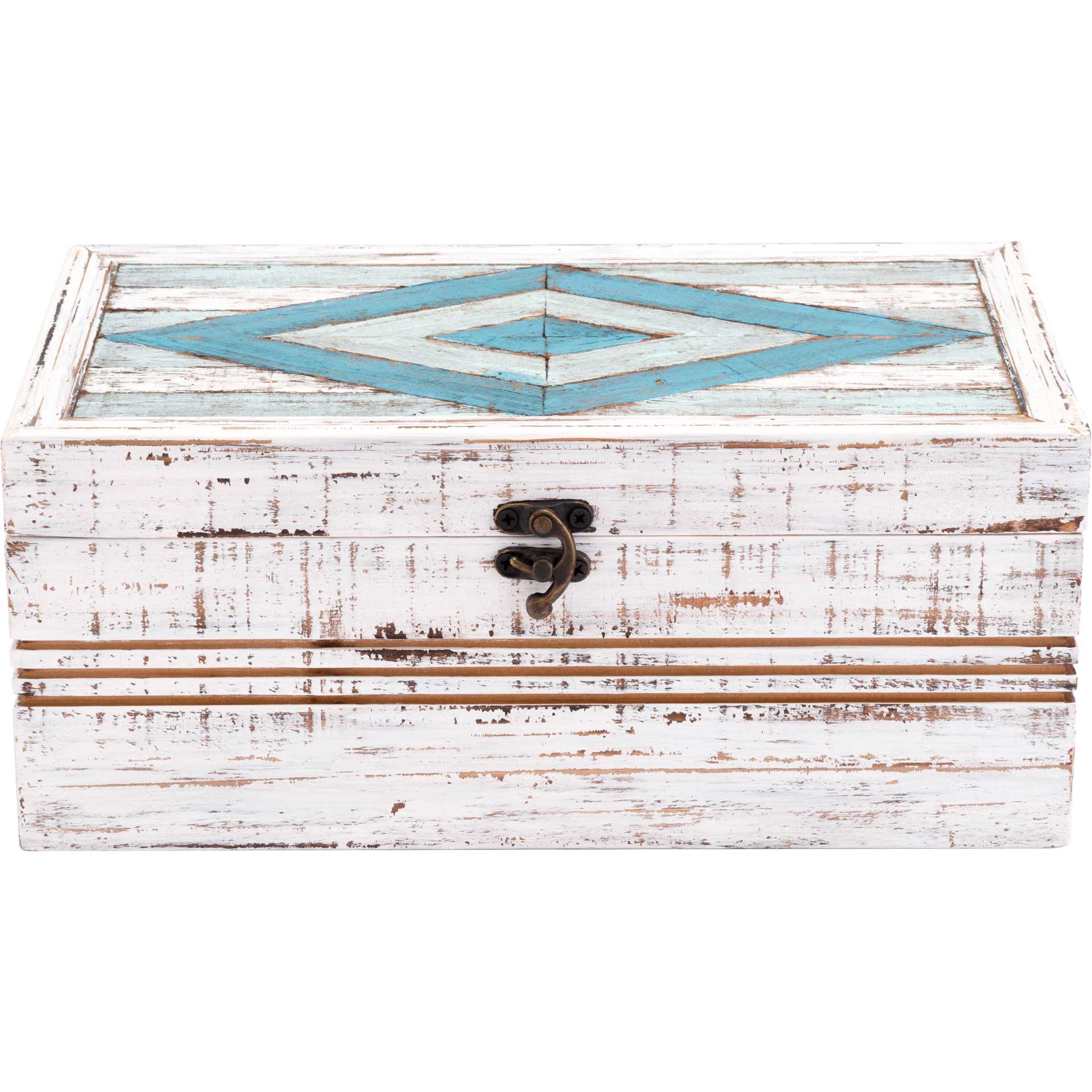 Rhombus Antique Box White - Image 7