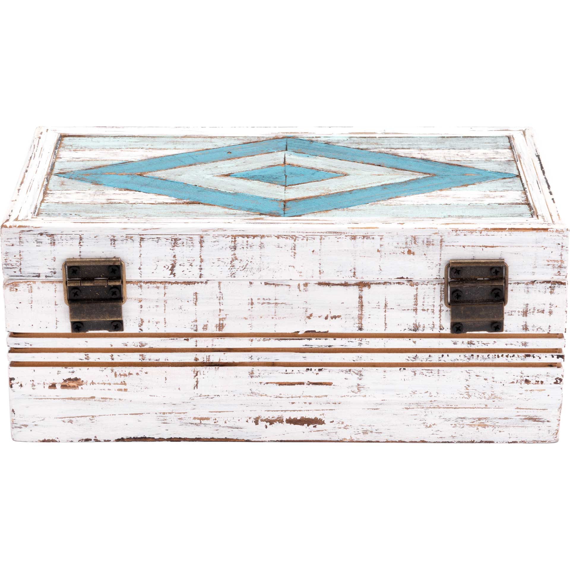 Rhombus Antique Box White - Image 8