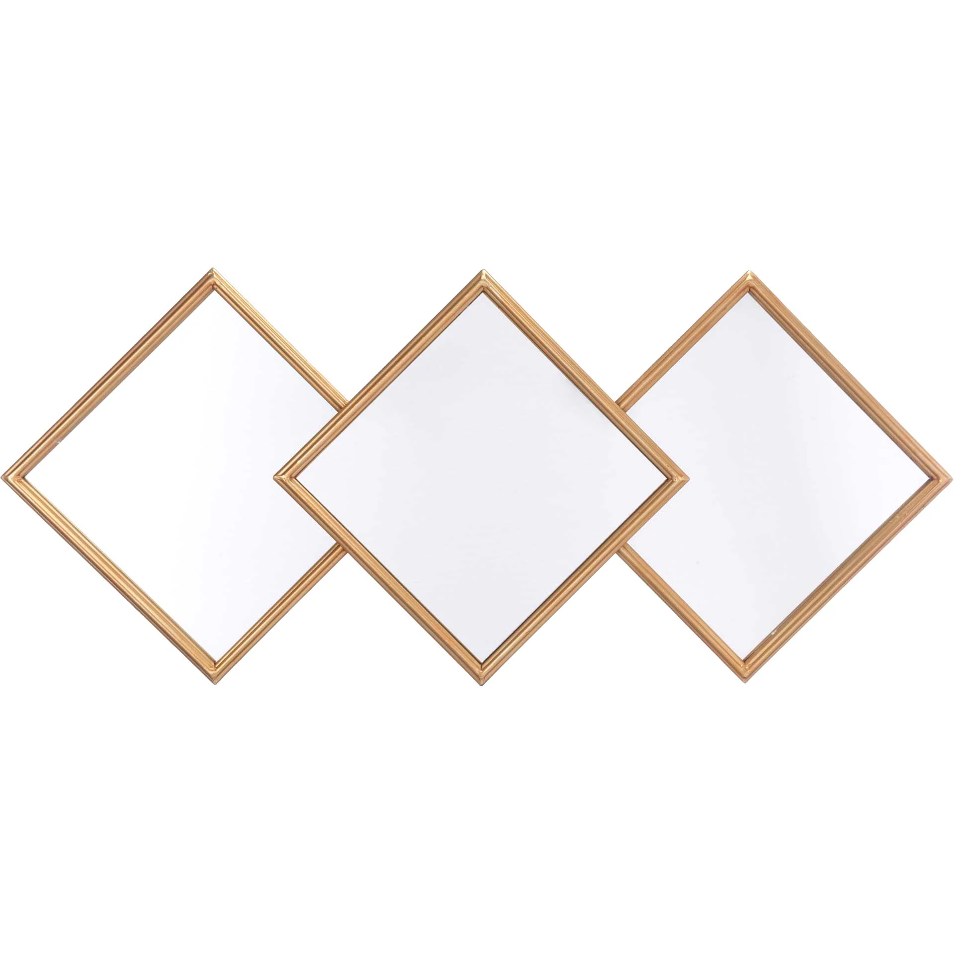 Rhombus Mirror Gold - Image 2