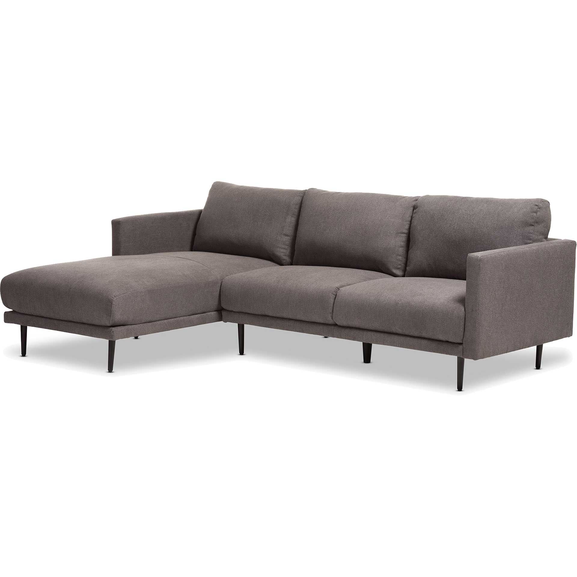 Ria Fabric Upholstered Sectional Sofa Gray - Image 2