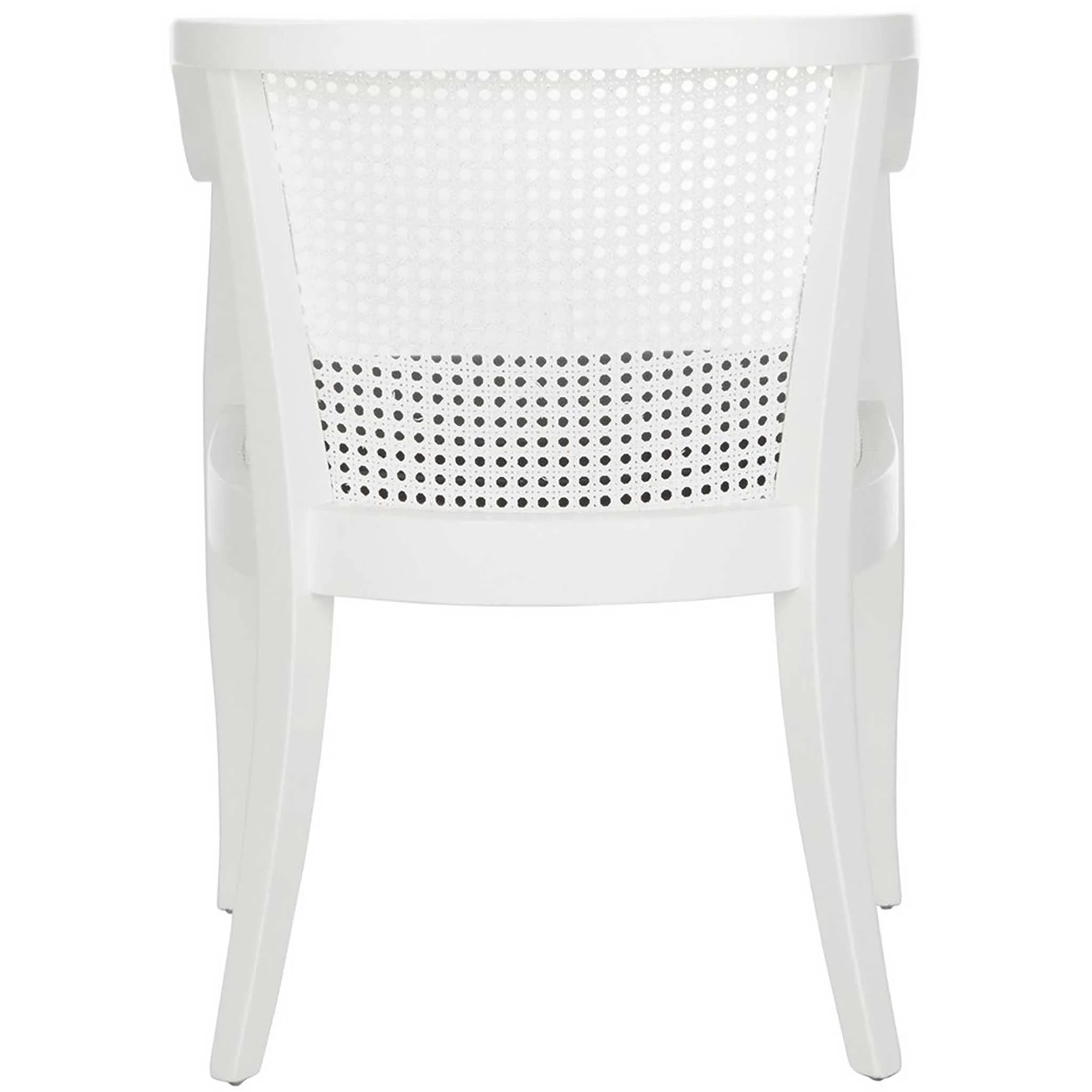 Ricardo Cane Dining Chair White - Image 4