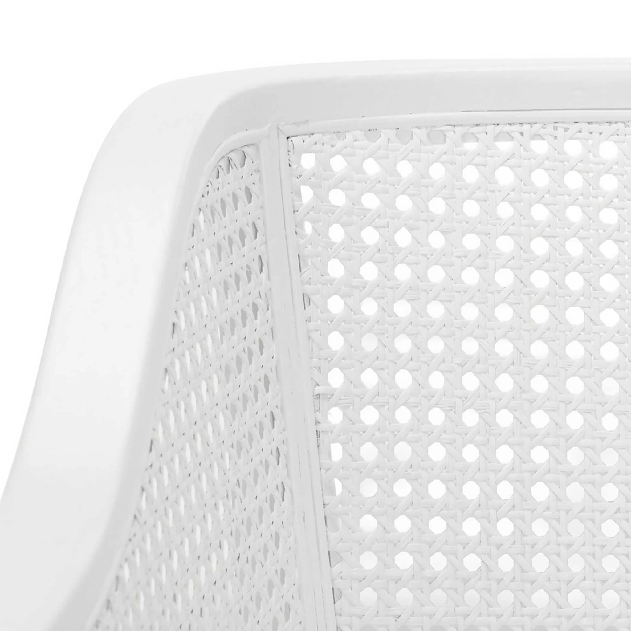 Ricardo Cane Dining Chair White - Image 5